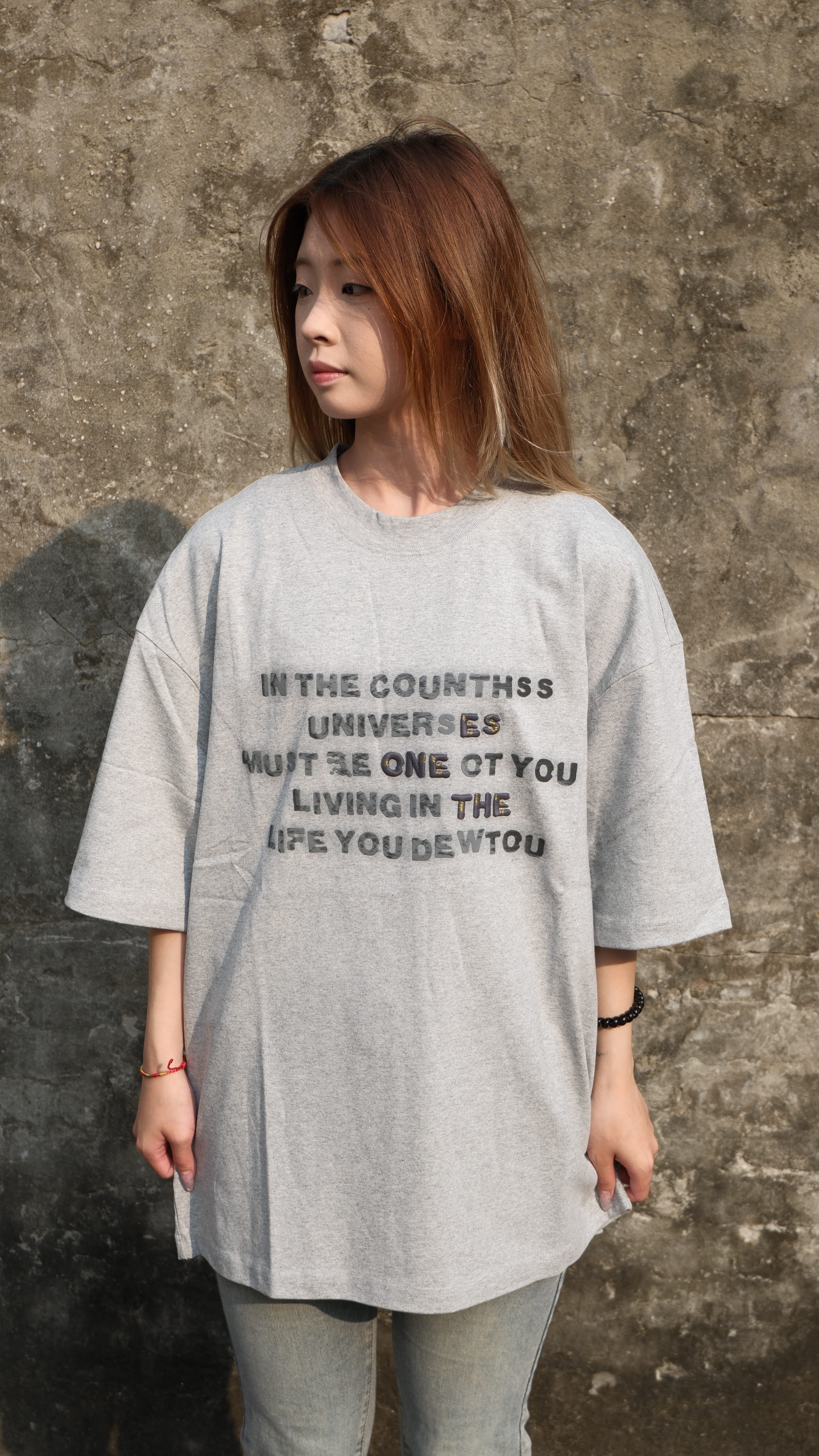 fast 模糊 噴砂 文字設計 短Tee 5605