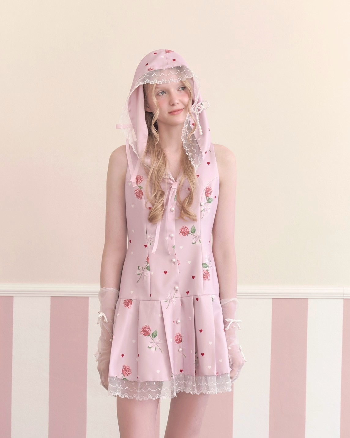 LOOK 1 / ROSE DRESS