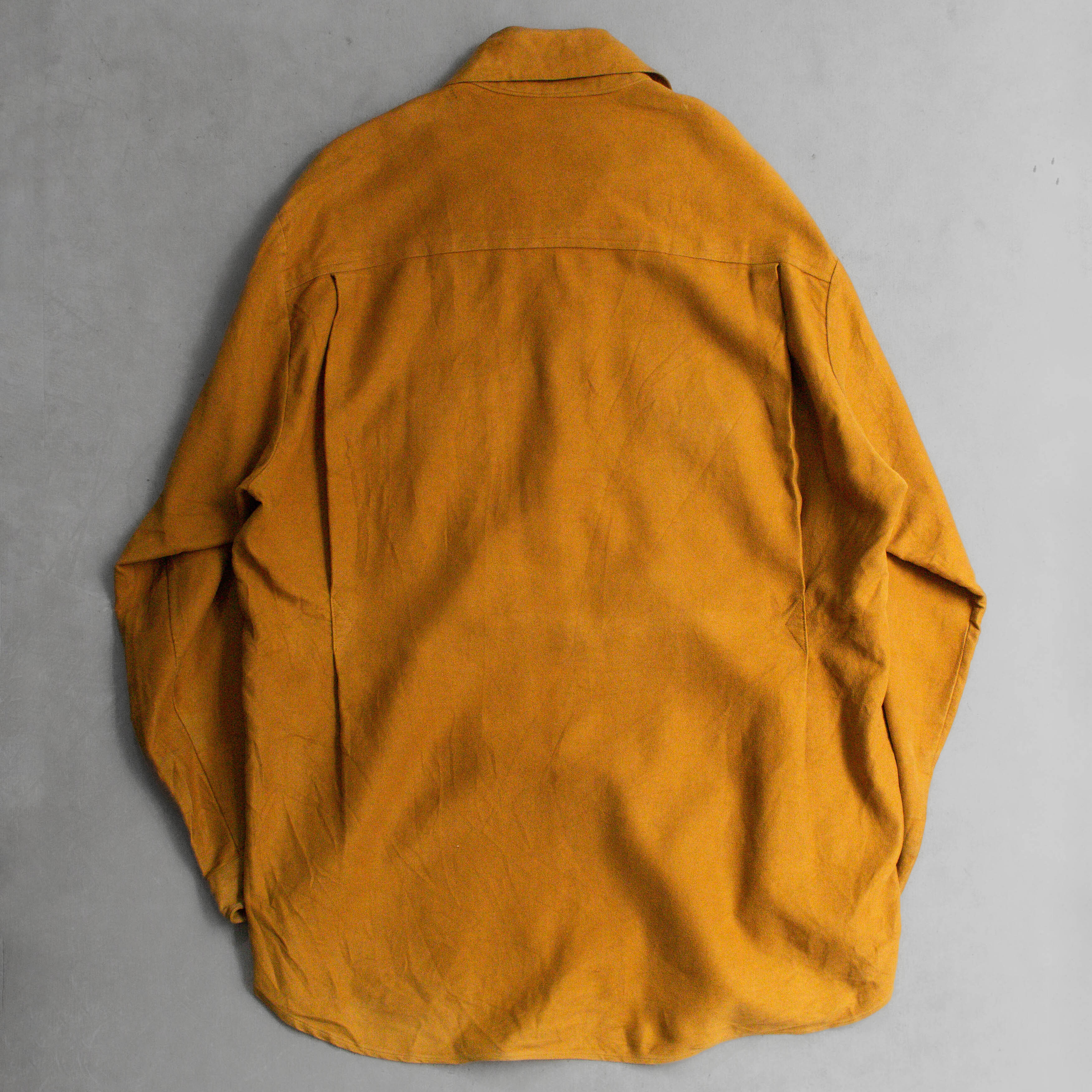 VINTAGE CHAMOIS PULLOVER SHIRT 美國 駝色 麂皮絨 拉鍊 套頭 襯衫