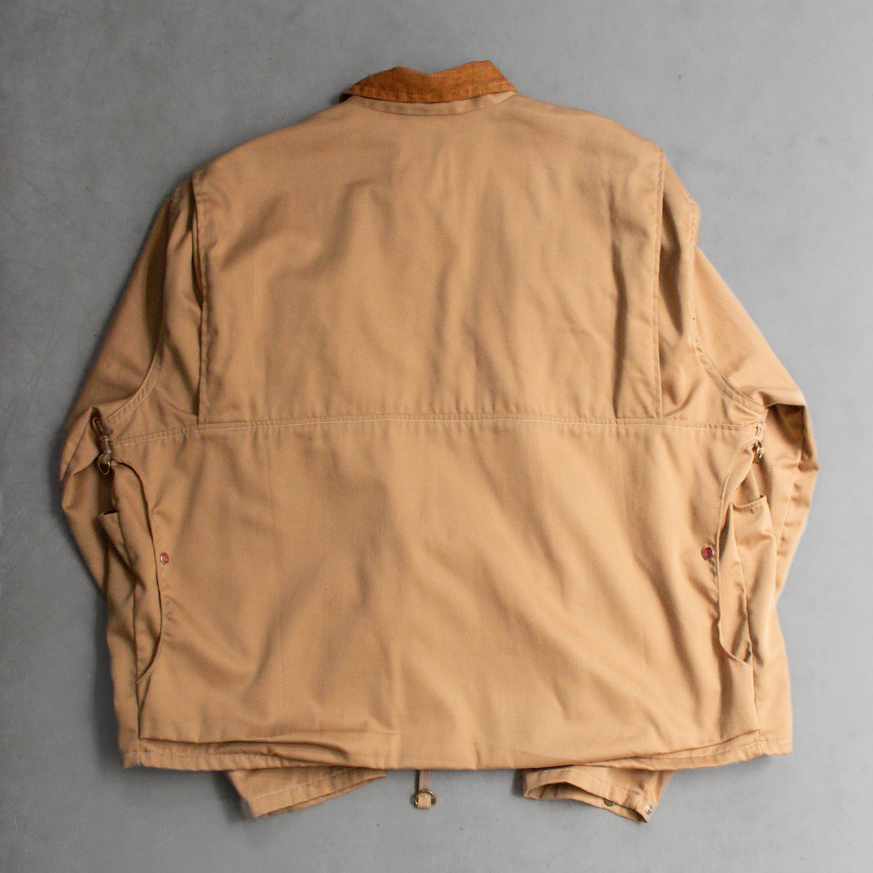 60S IDEAL FISHING JACKET 美國製 釣魚 燈芯絨 卡其 外套 夾克
