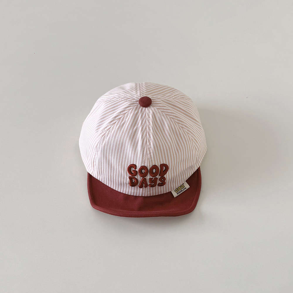 Good Days條紋 軟簷鴨舌帽