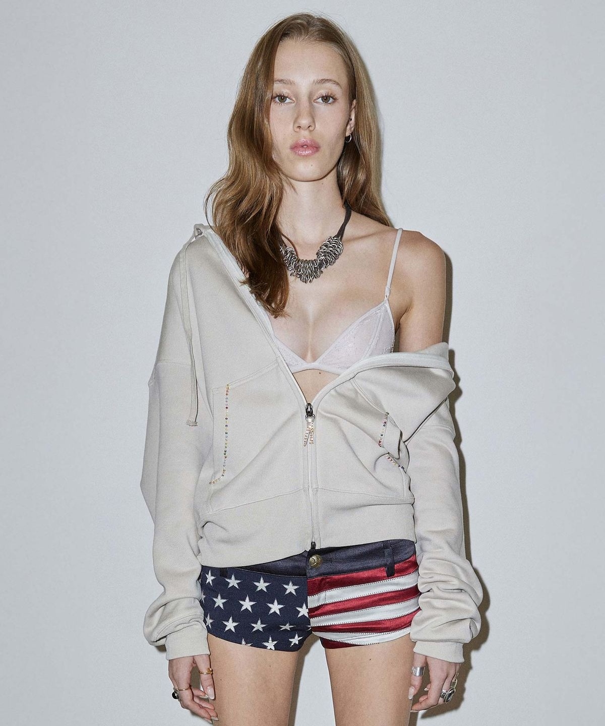 SCULPTOR 十字愛心連帽外套 SC24A121FL