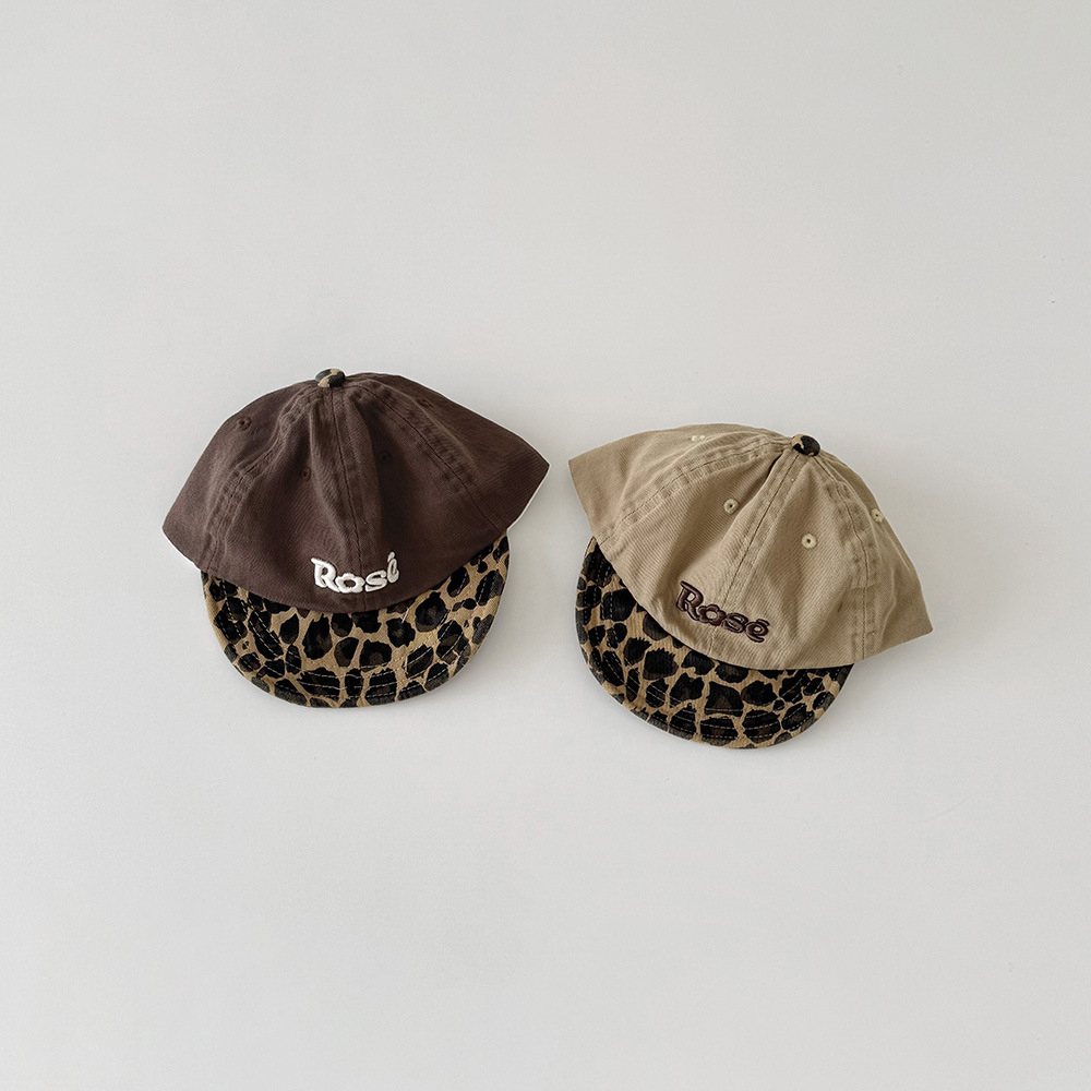 摩卡豹紋 軟簷鴨舌帽