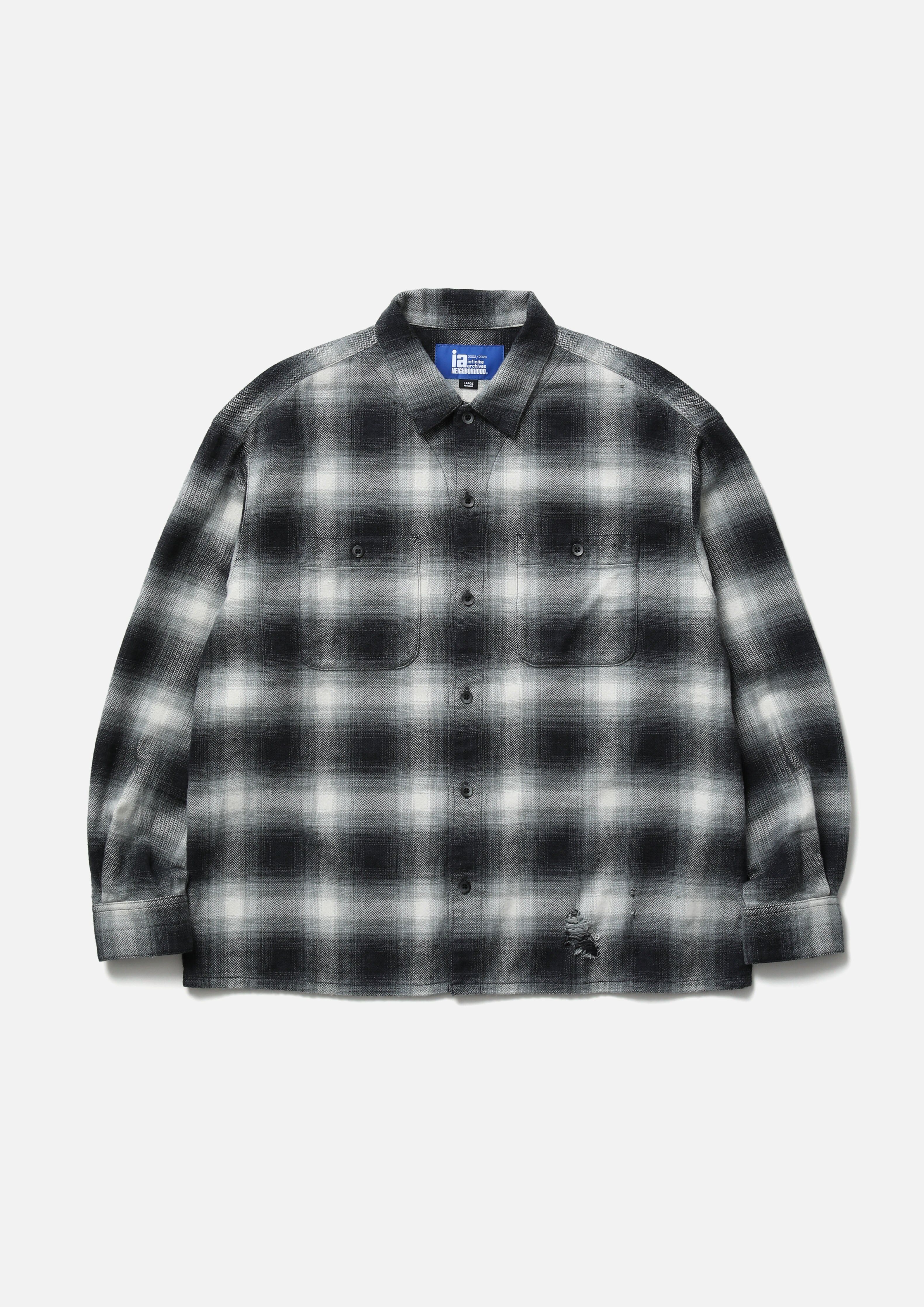 【NEIGHBORHOOD 】 0404 發售NH X INFINITE ARCHIVES . SAVAGE HOMBRE CHECK SHIRT LS
