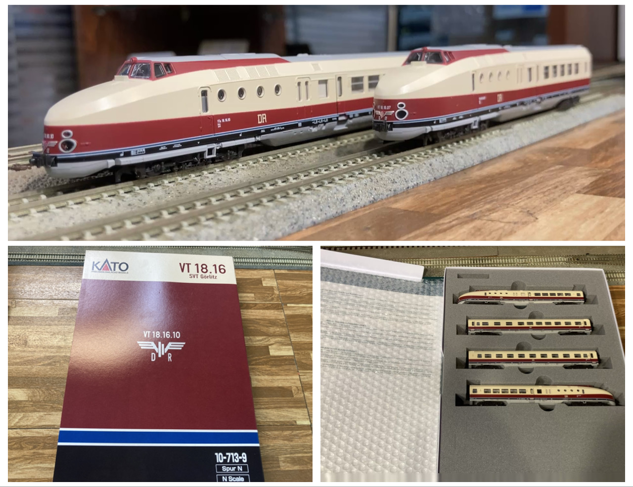 Kato 10-713-9 VT 18.16 “SVT Görlitz” 4両セット