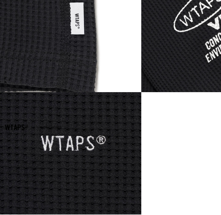 現貨|WTAPS WAFFLE / LS / POLY 261ATDT-CSM17
