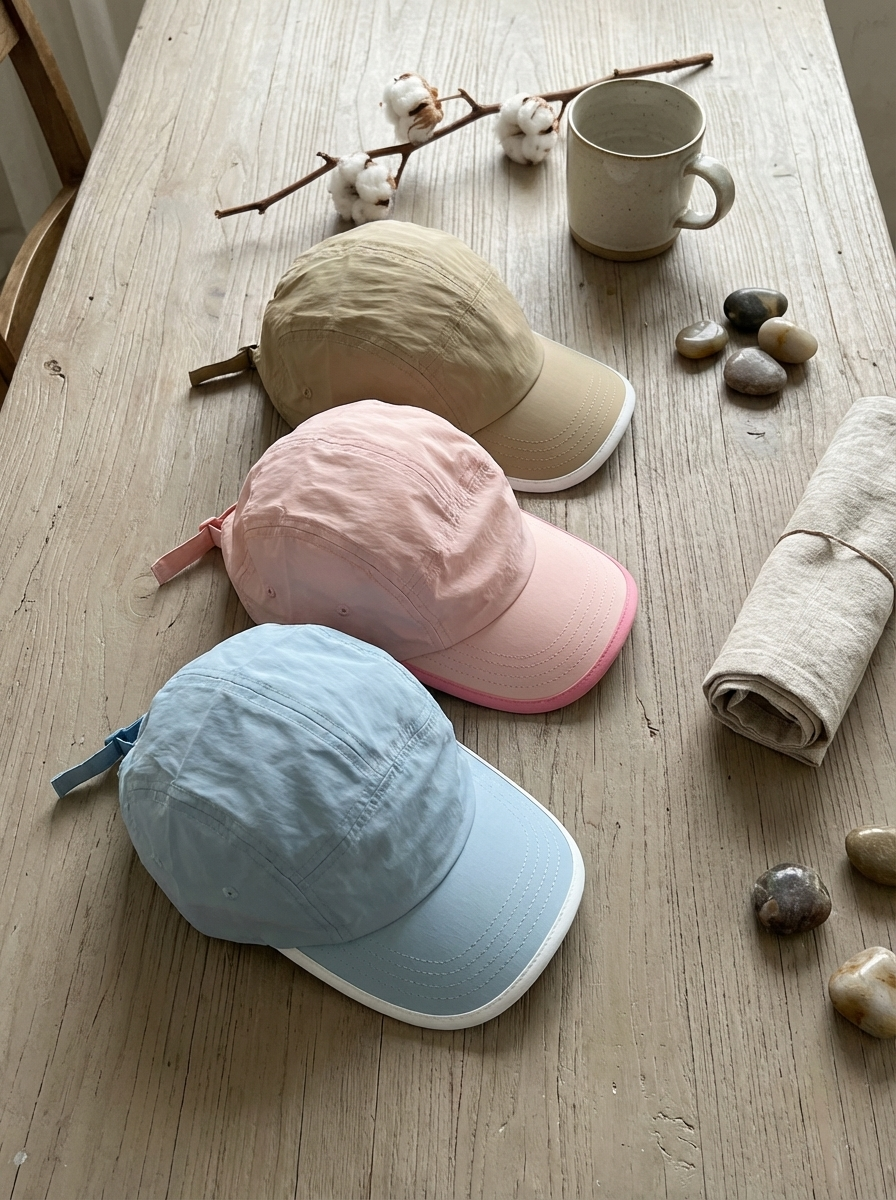 撞色滾邊 鴨舌帽