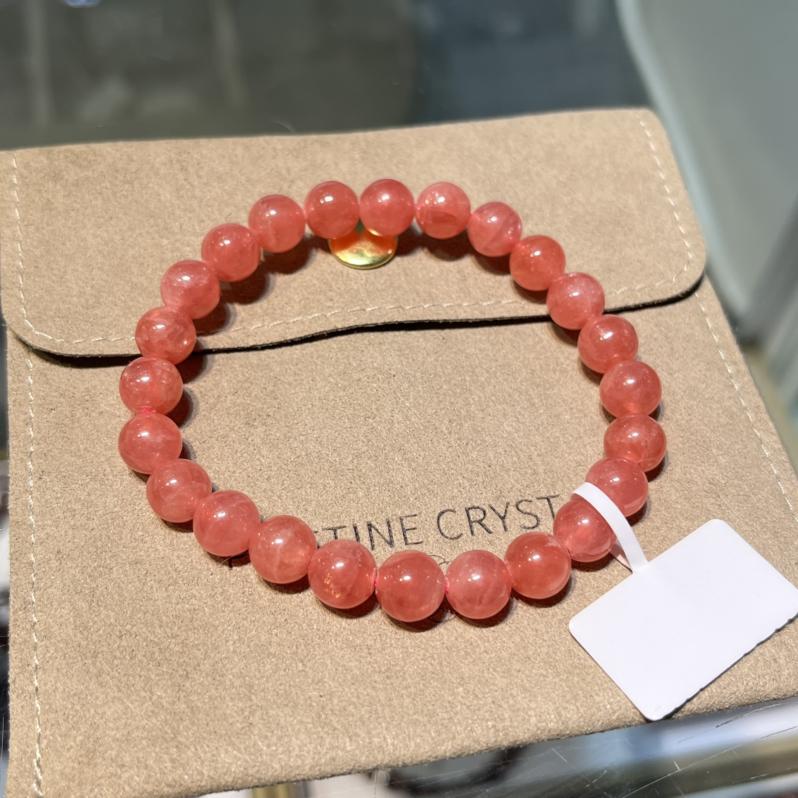 極品質素．紅紋石手串 20066 8mm