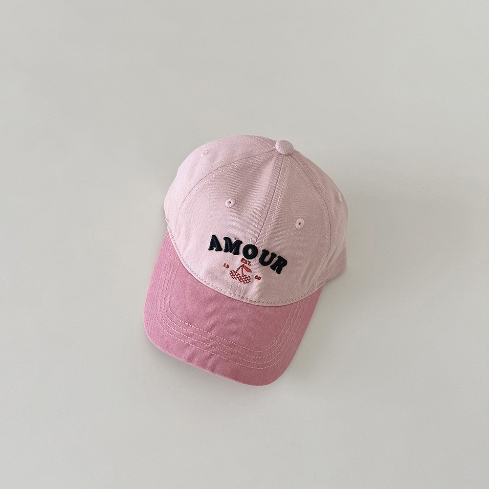 撞色拼接 鴨舌帽