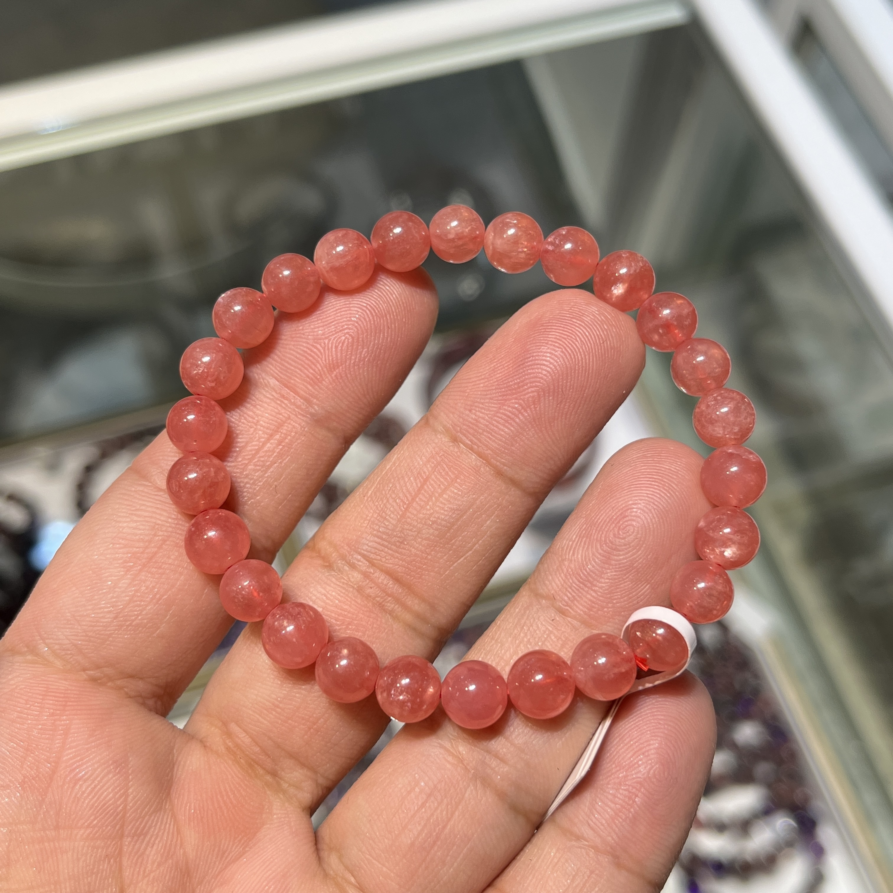 極品質素．紅紋石手串 20021 7.5mm