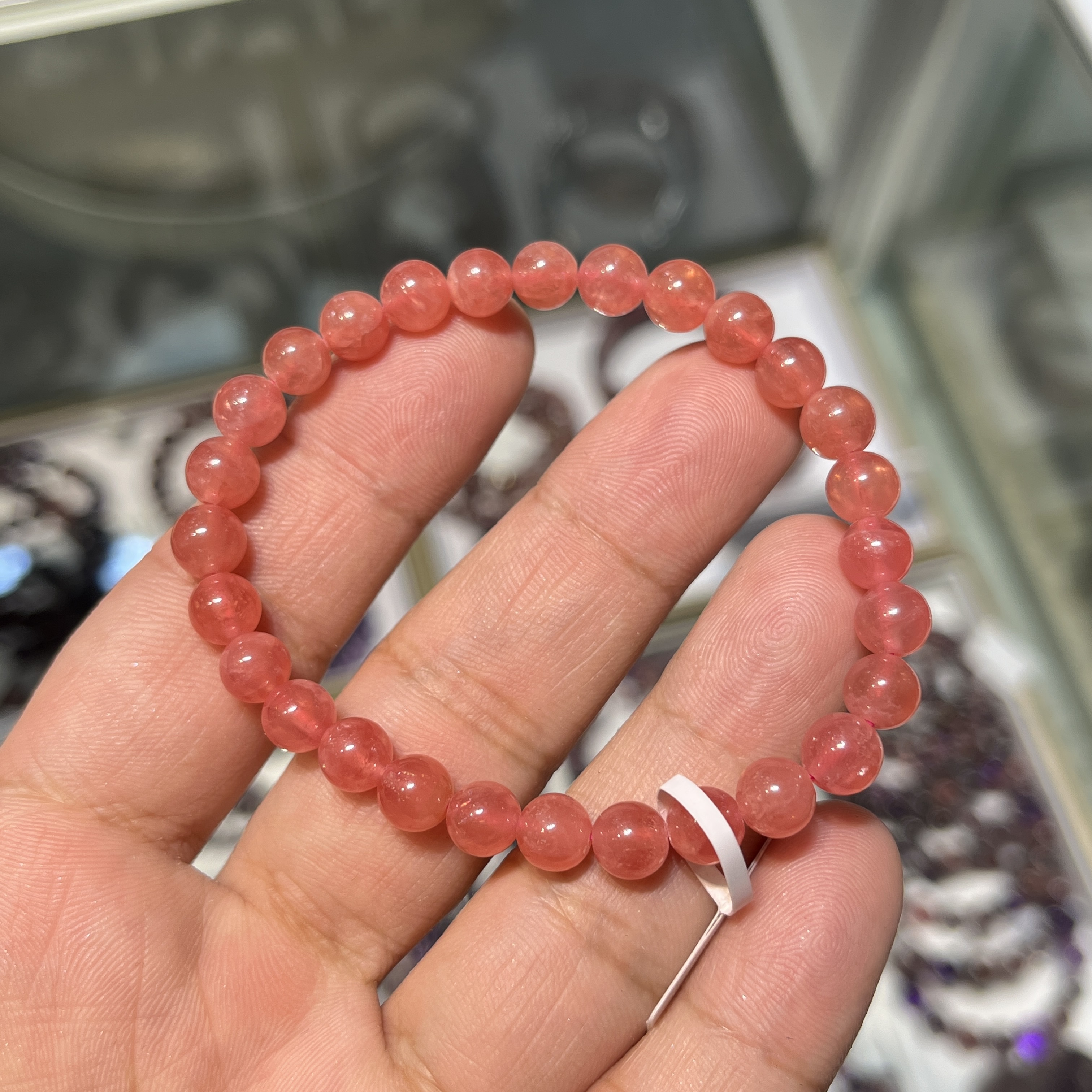 極品質素．紅紋石手串 20070 6.5mm