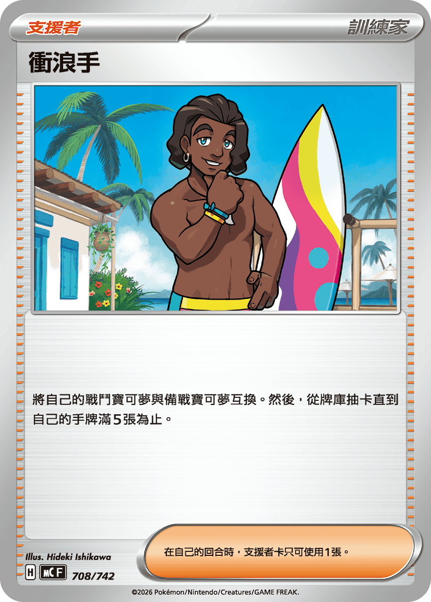 【MCF 708/742 -】衝浪手