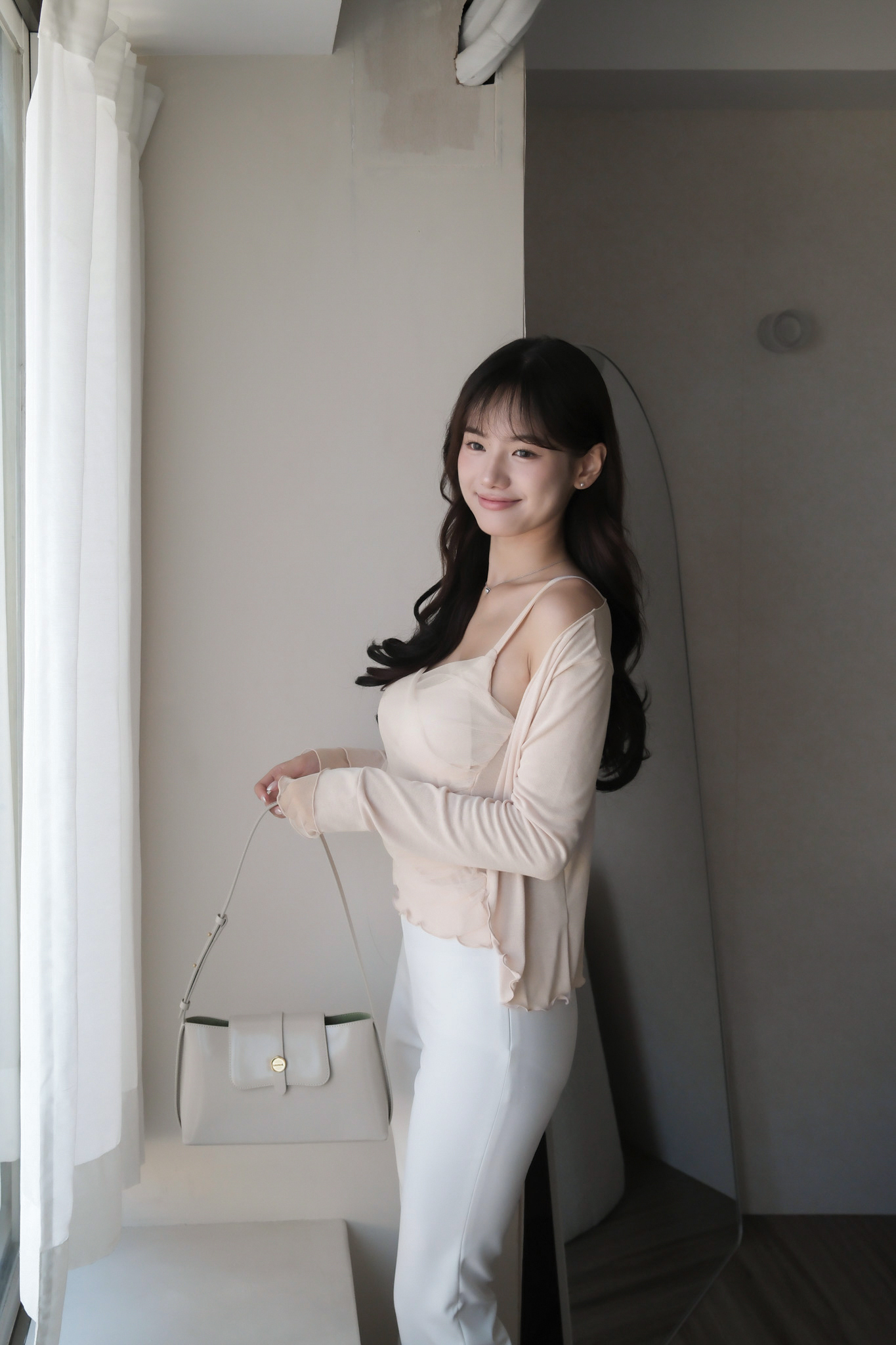 夏日升級! 溫柔浪漫輕紗兩件式set ( 3 colors)