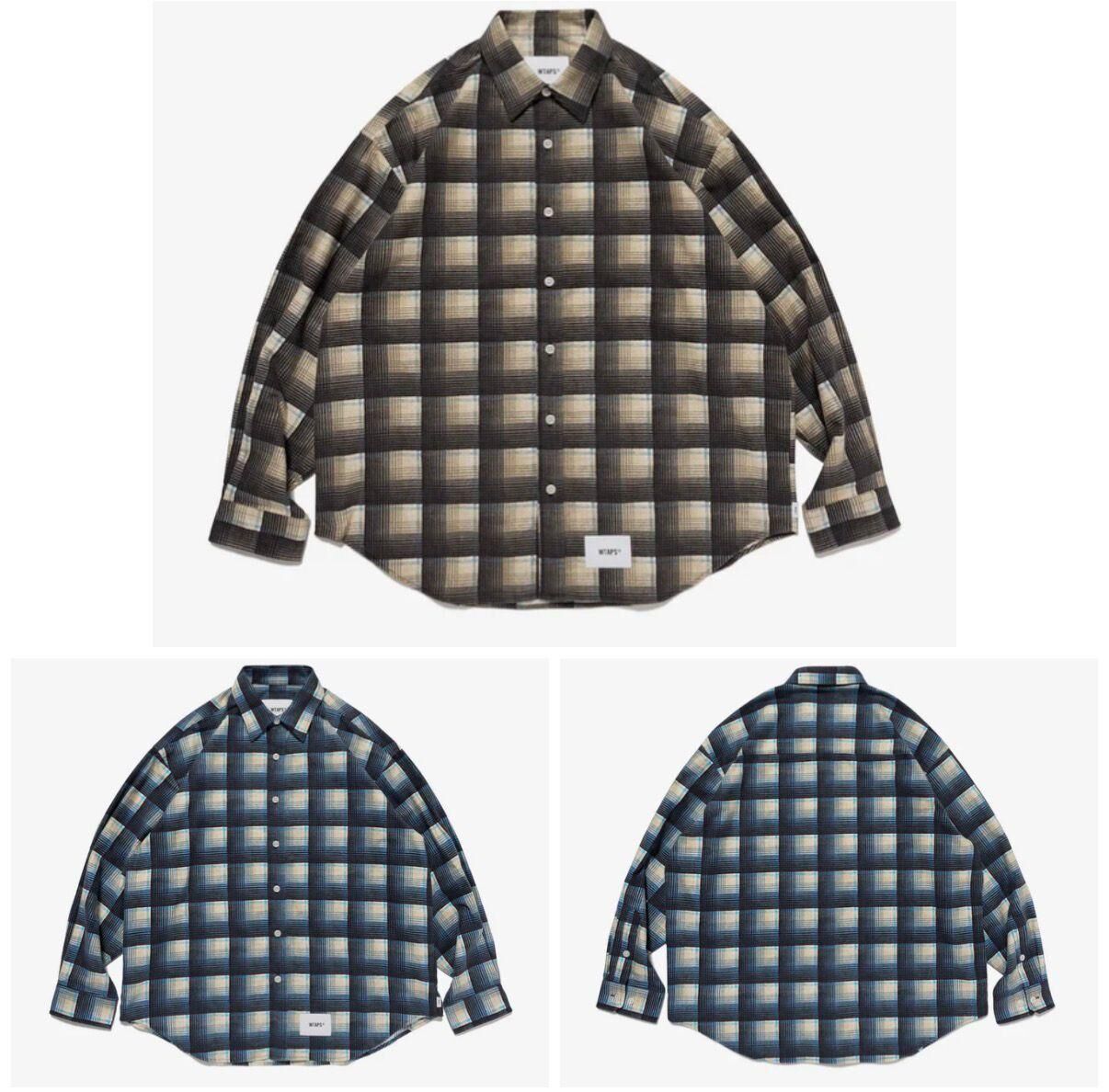 現貨| WTAPS TXT 02 / LS / COTTON. FLANNEL. TEXTILE. OF 261TQDT-SHM02
