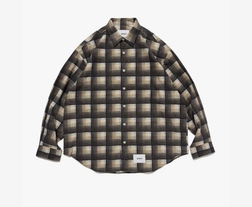 現貨| WTAPS TXT 02 / LS / COTTON. FLANNEL. TEXTILE. OF 261TQDT-SHM02