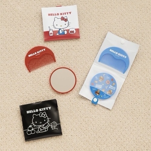 HELLO KITTY X LOWRYS FARM 聯名 鏡梳套裝 收納 三麗鷗 SANRIO 凱蒂貓 三色