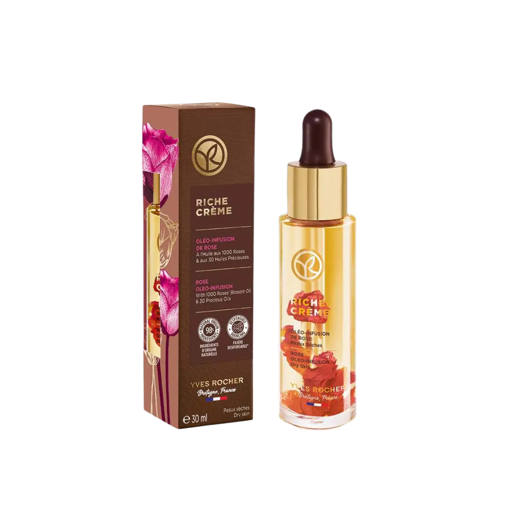 Yves Rocher 葉露芝金純活顏抗皺修護精華油 30ml | 玫瑰活性成分