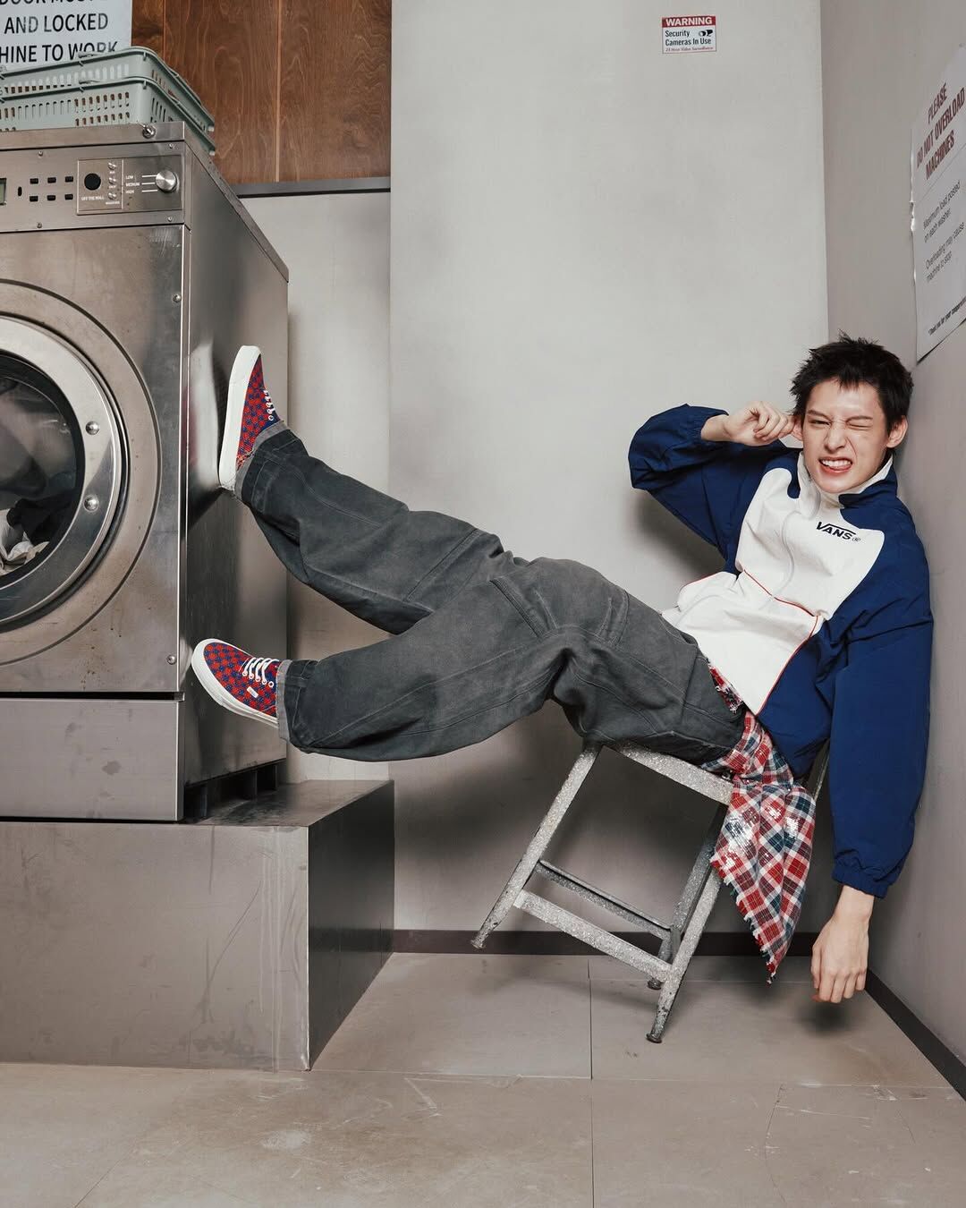 VANS PREMIUM AUTHENTIC 44 EK 紅藍 棋盤格  針織 CORTIS 趙雨凡同款 男女鞋 VN000EJCRDB / 預購