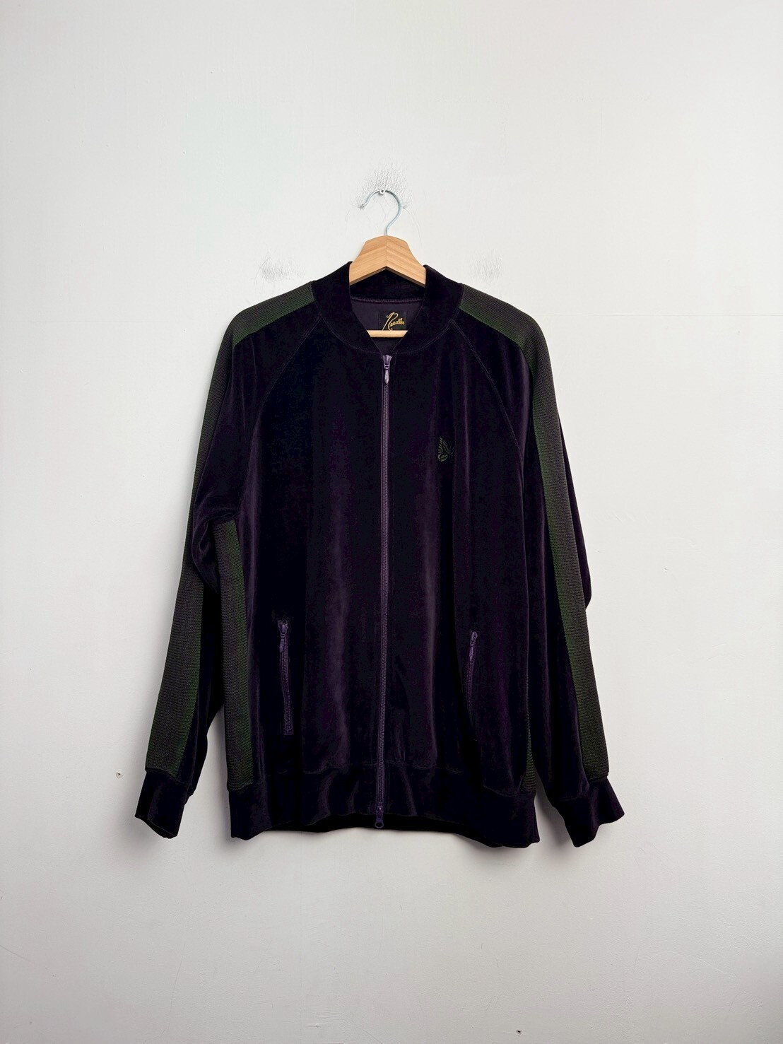 NEEDLES Velour Track Jacket SIZE XL