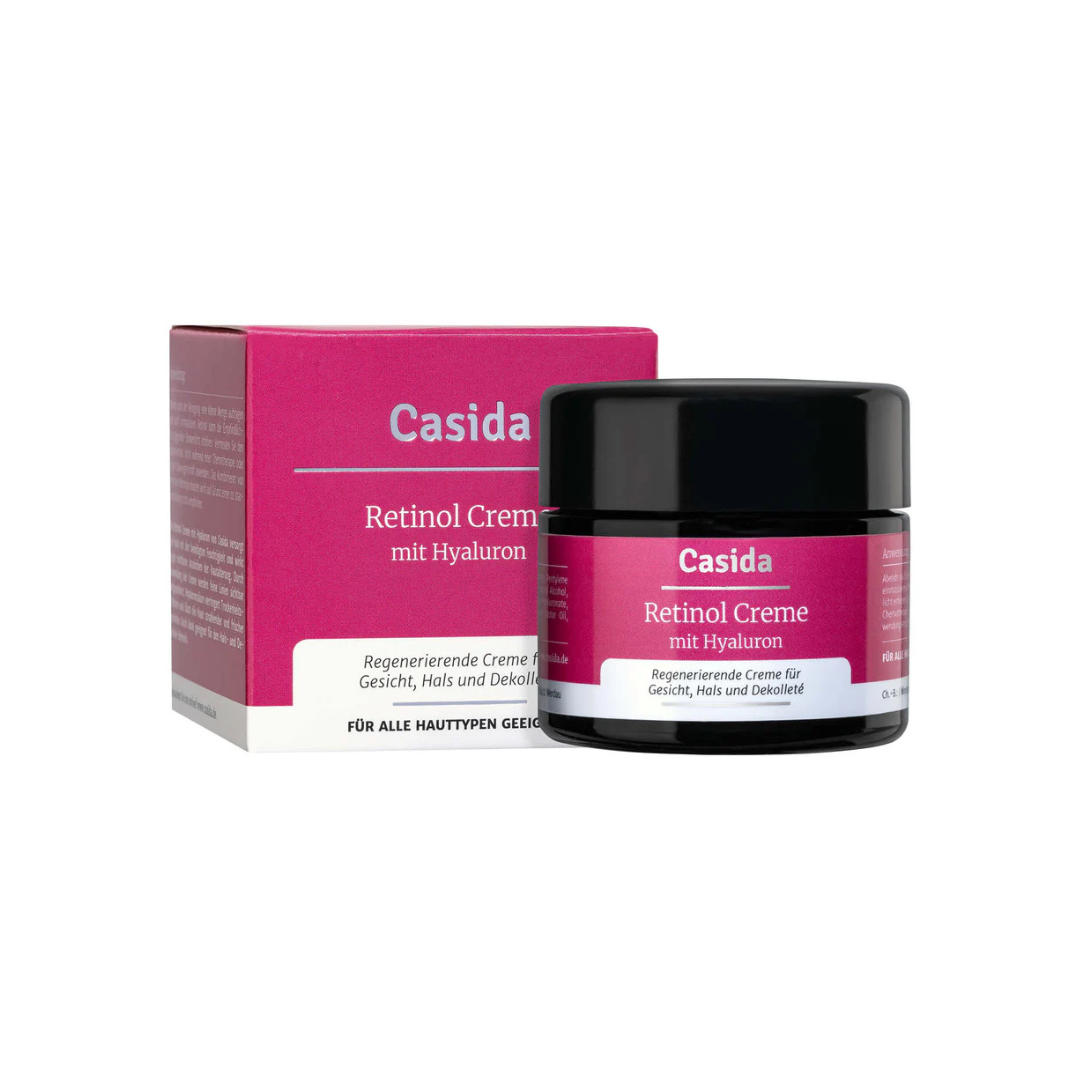 德國 Casida 視黃醇透明質酸面霜 50ml | 緊緻面頸肌膚並淡化細紋 | PETA 純素