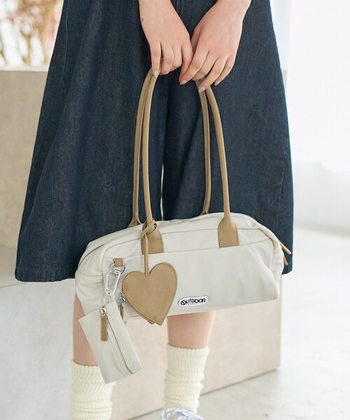 OUTDOOR PRODUCTS × FREAK'S STORE / Wide Boston Bag with Pouch / Charm