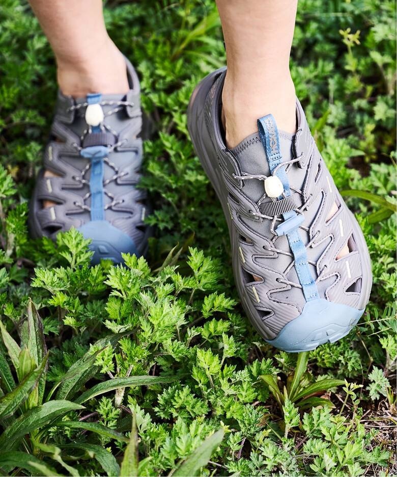 預購┃HOKA ONE ONE Hopara 一代 戶外 機能 灰藍色 涼鞋