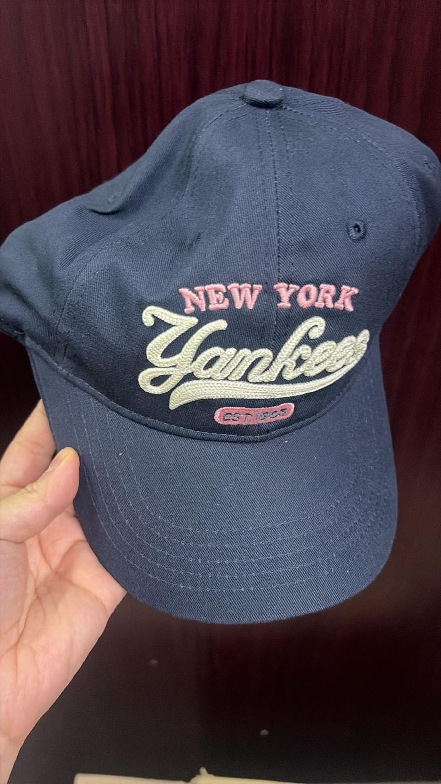 現貨 MLB 新款復古刺繡CAP帽（深藍色）（#920門）