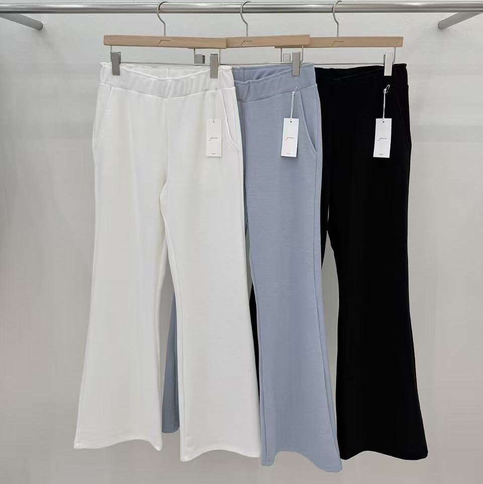 【直播】韓國 LUXE K04058005 女裝橡筋腰修長褲  （韓國製造）