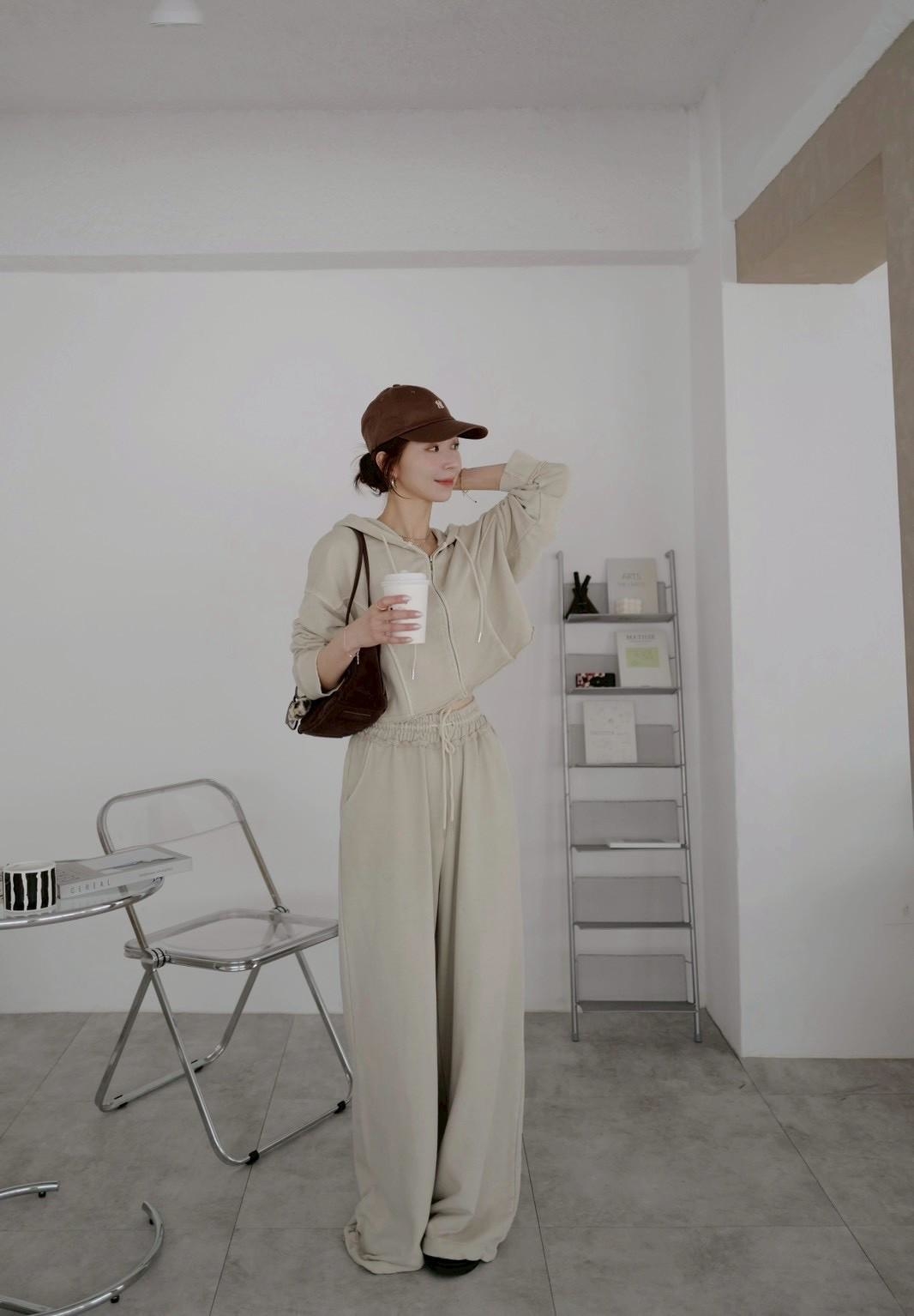 大推仿舊落肩連帽外套 HB07