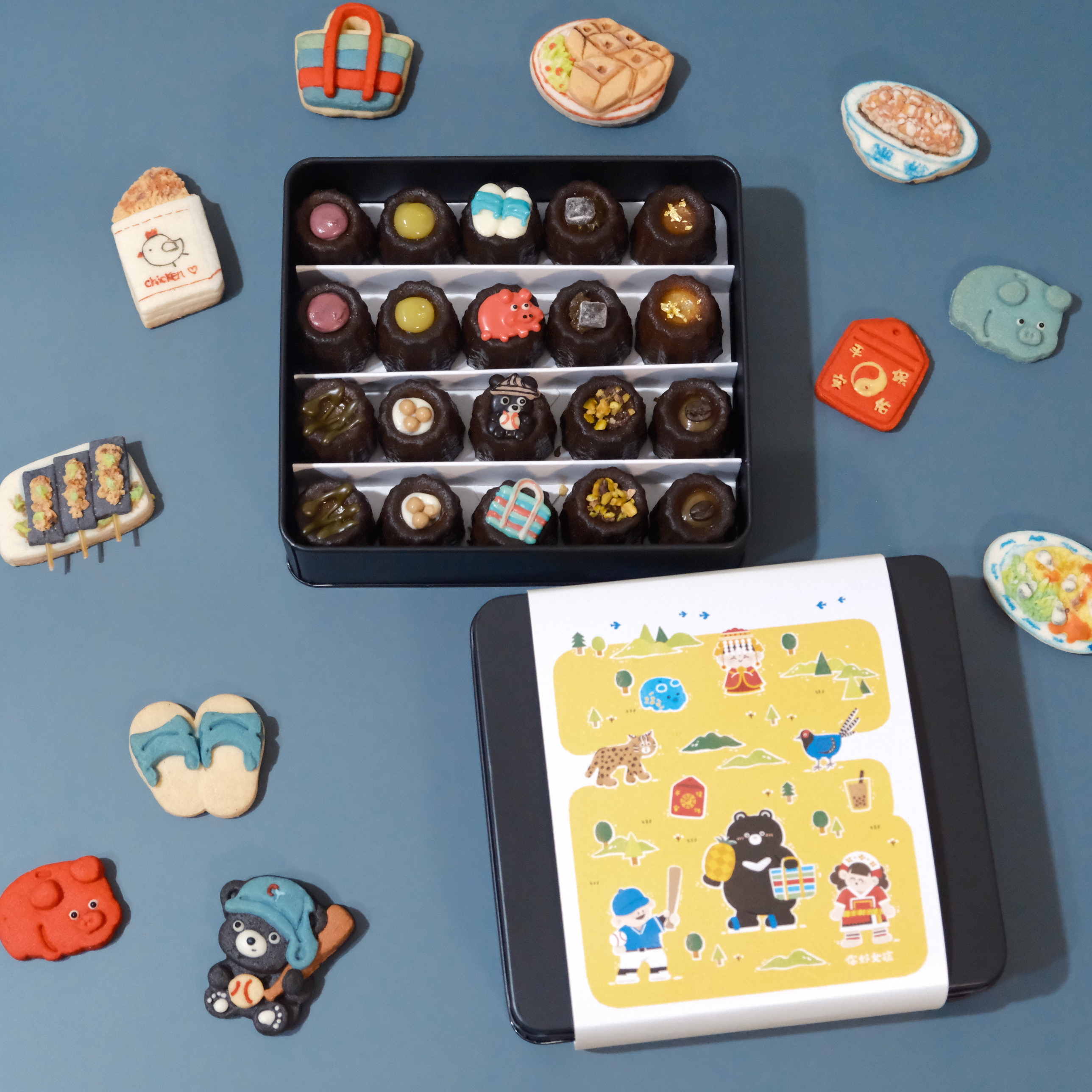 迷你可麗露20入鐵盒