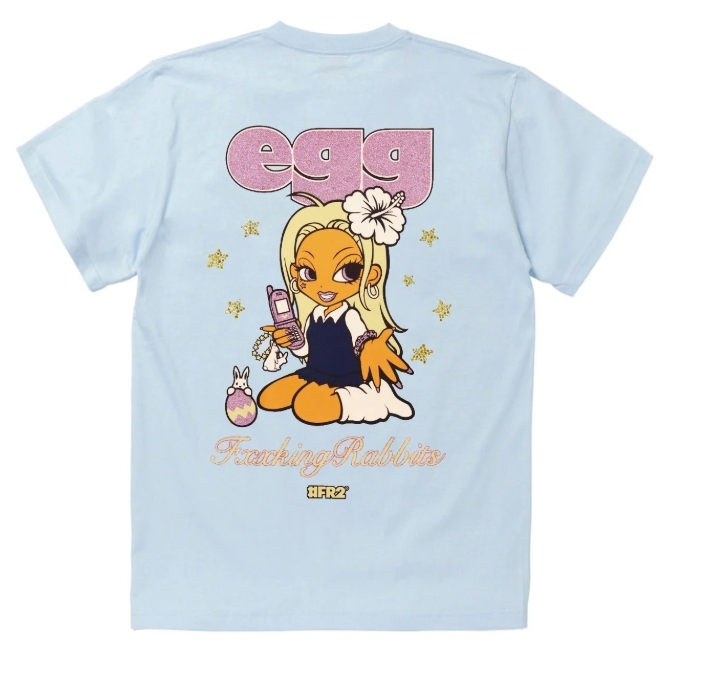 【#FR2】0404 發售 egg × #FR2 Gal T-shirt