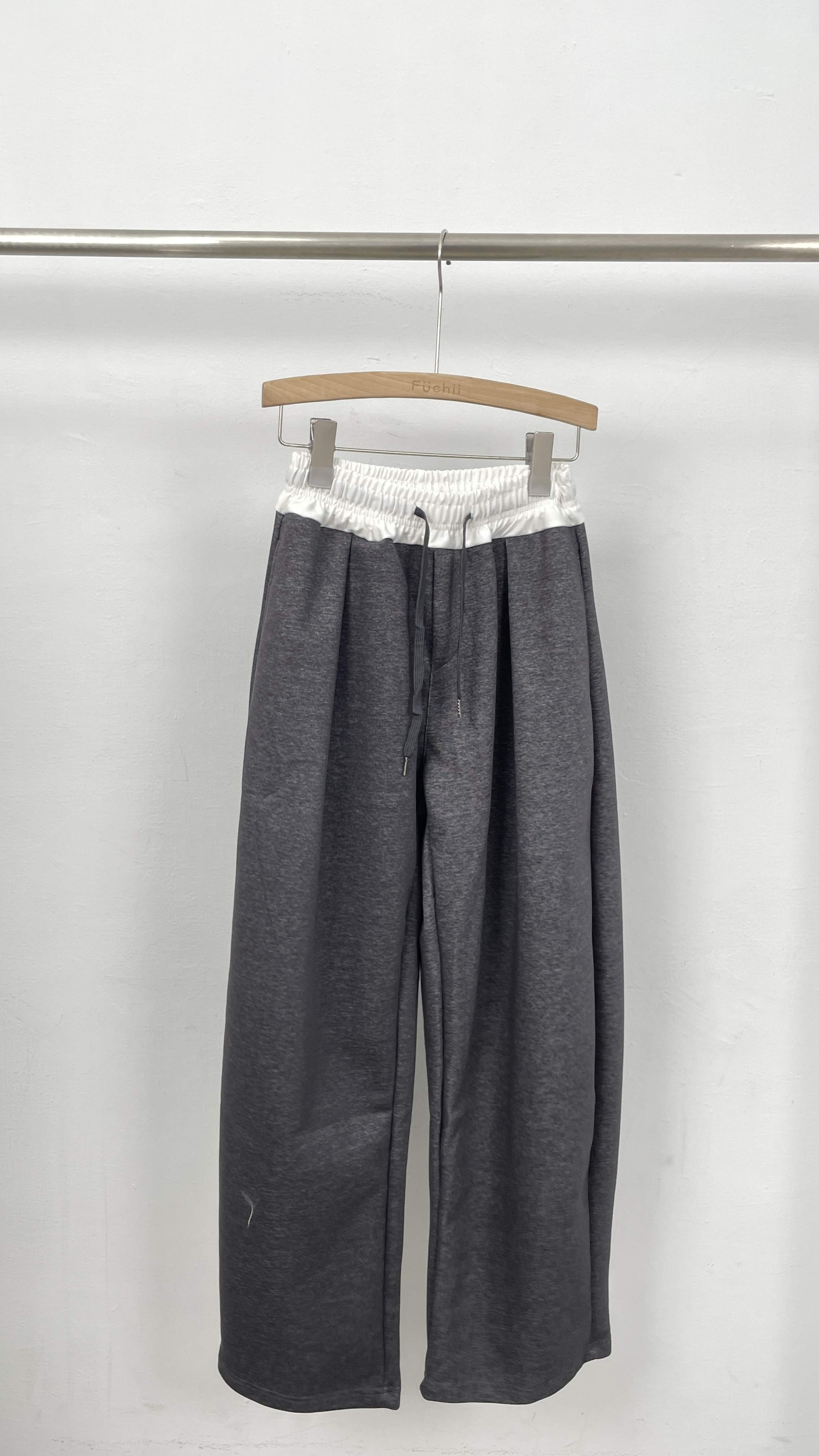 NEW褲頭設計感抽繩棉褲