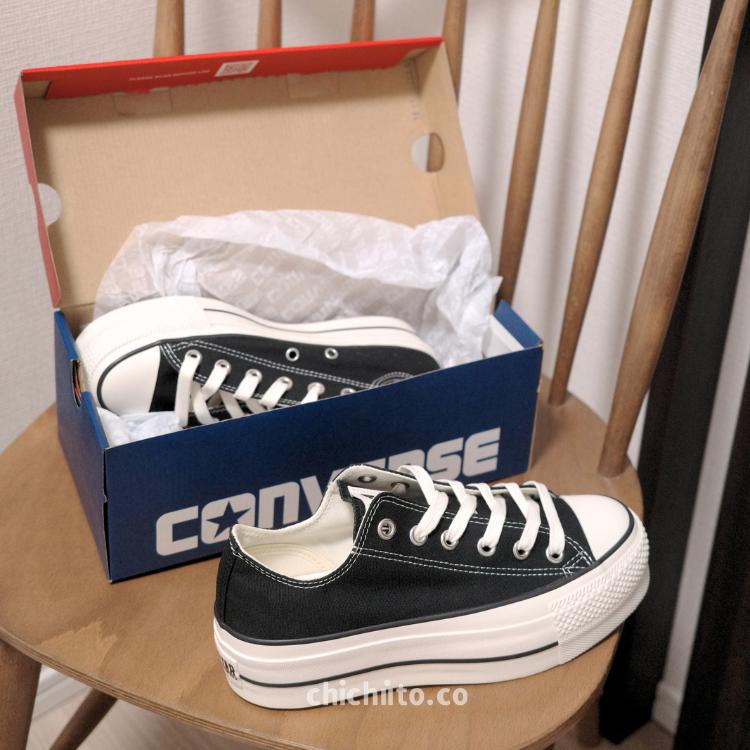 converse LIFTED 小厚底帆布鞋