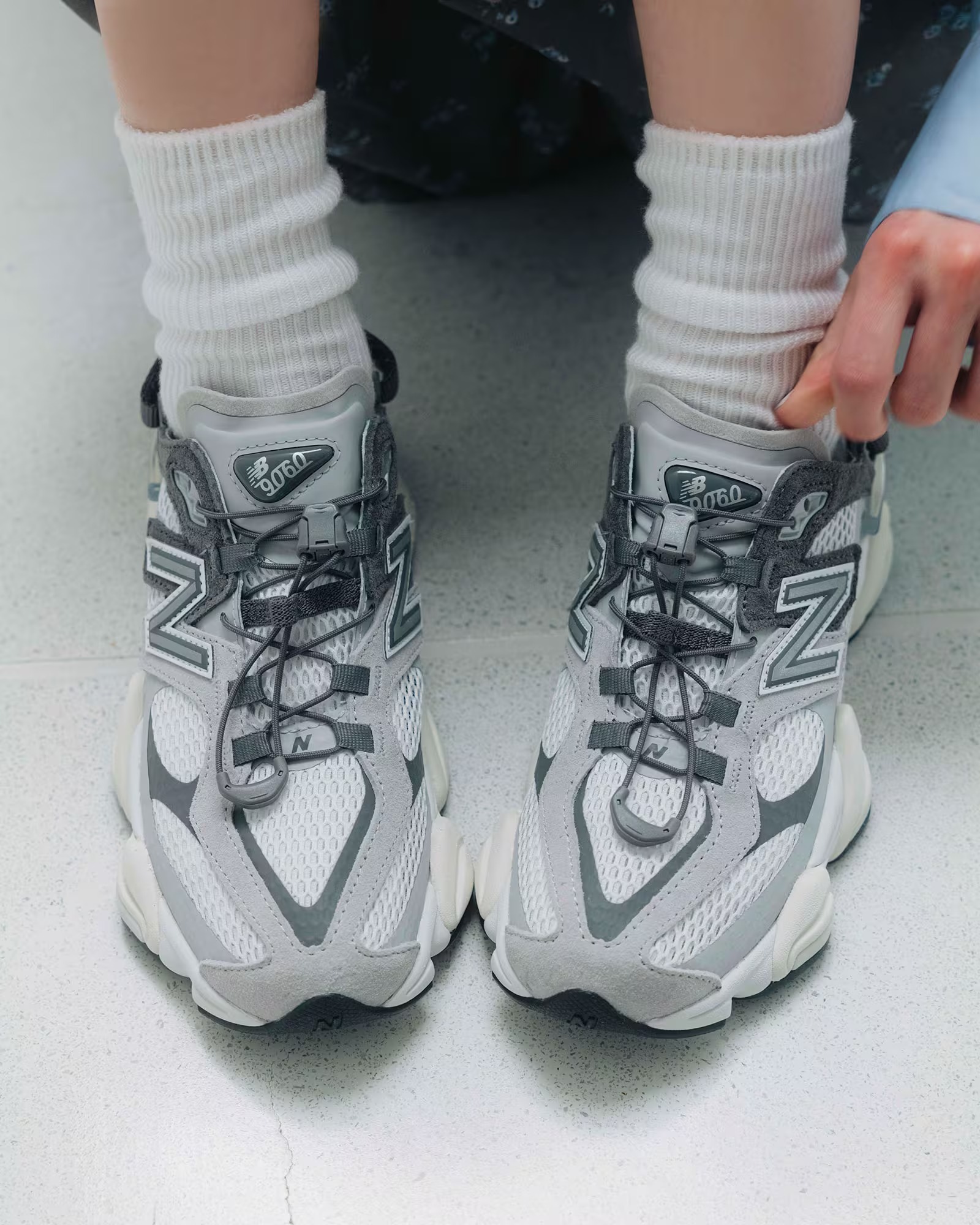 預購┃new balance 9060 summer 網布 麂皮 涼鞋 魔鬼粘