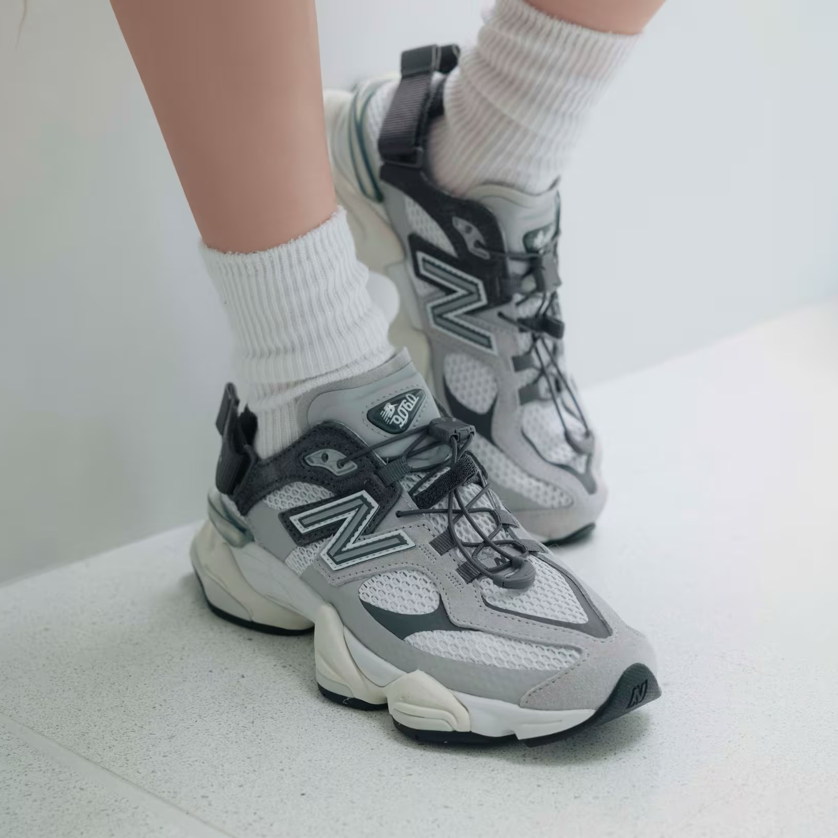 預購┃new balance 9060 summer 網布 麂皮 涼鞋 魔鬼粘