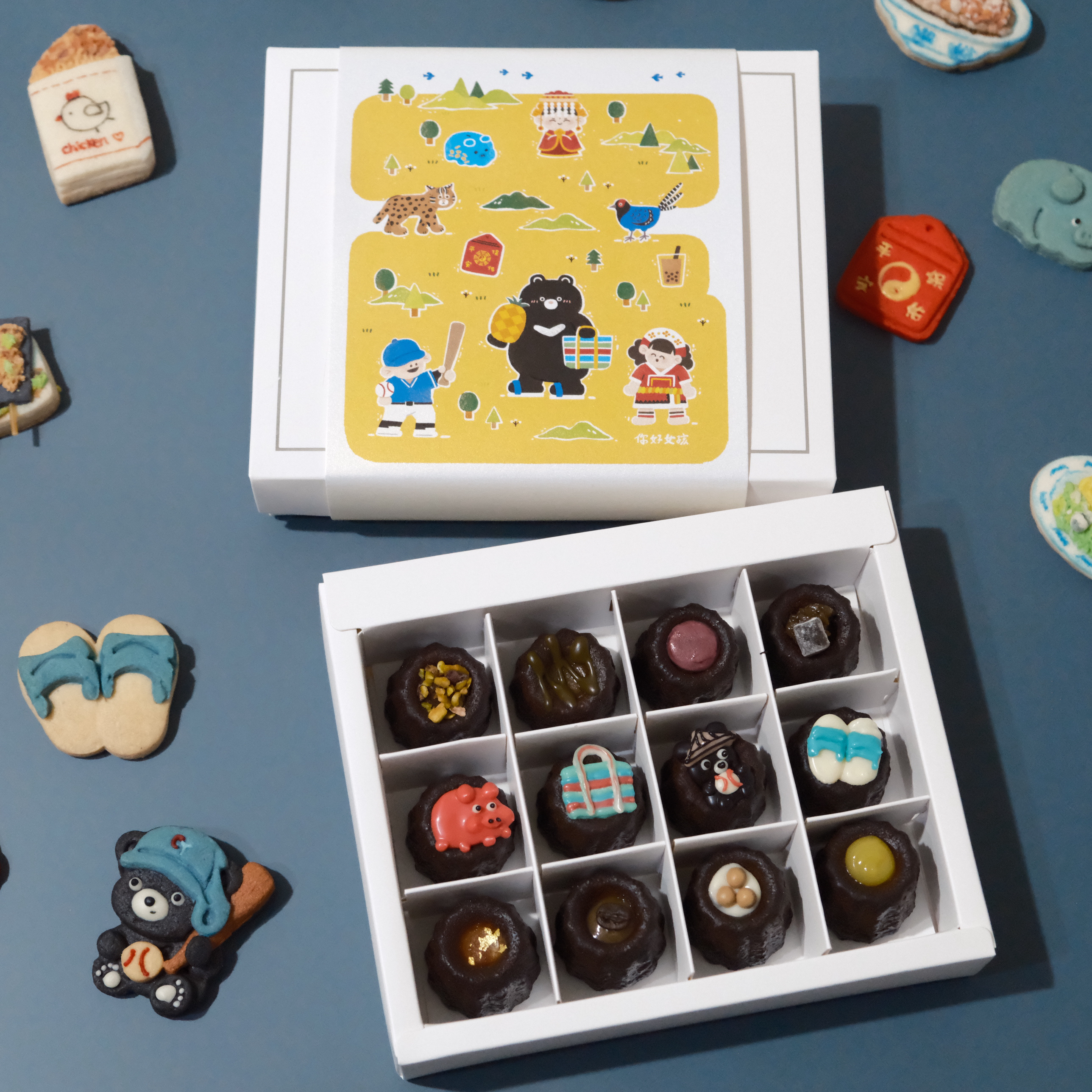 迷你可麗露12入紙盒