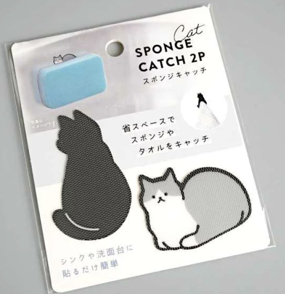 JP 貓貓造型海綿專用固定貼 2P 4820 TK260405（H）