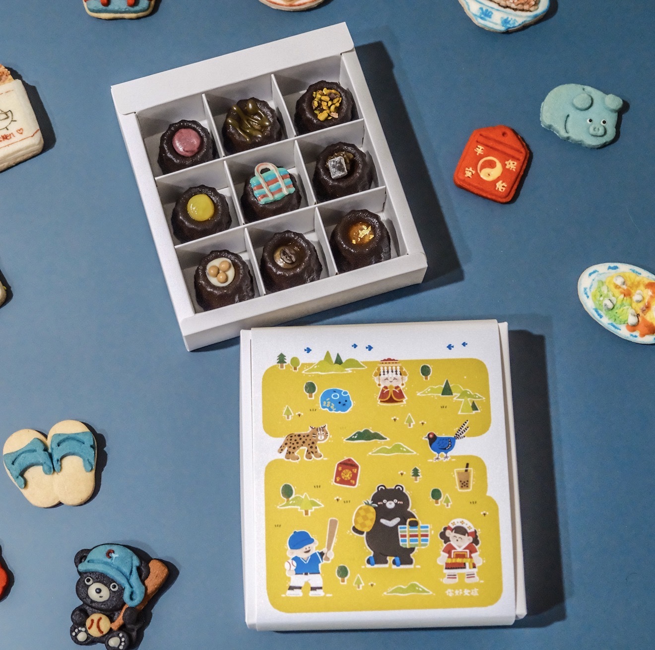 迷你可麗露9入紙盒