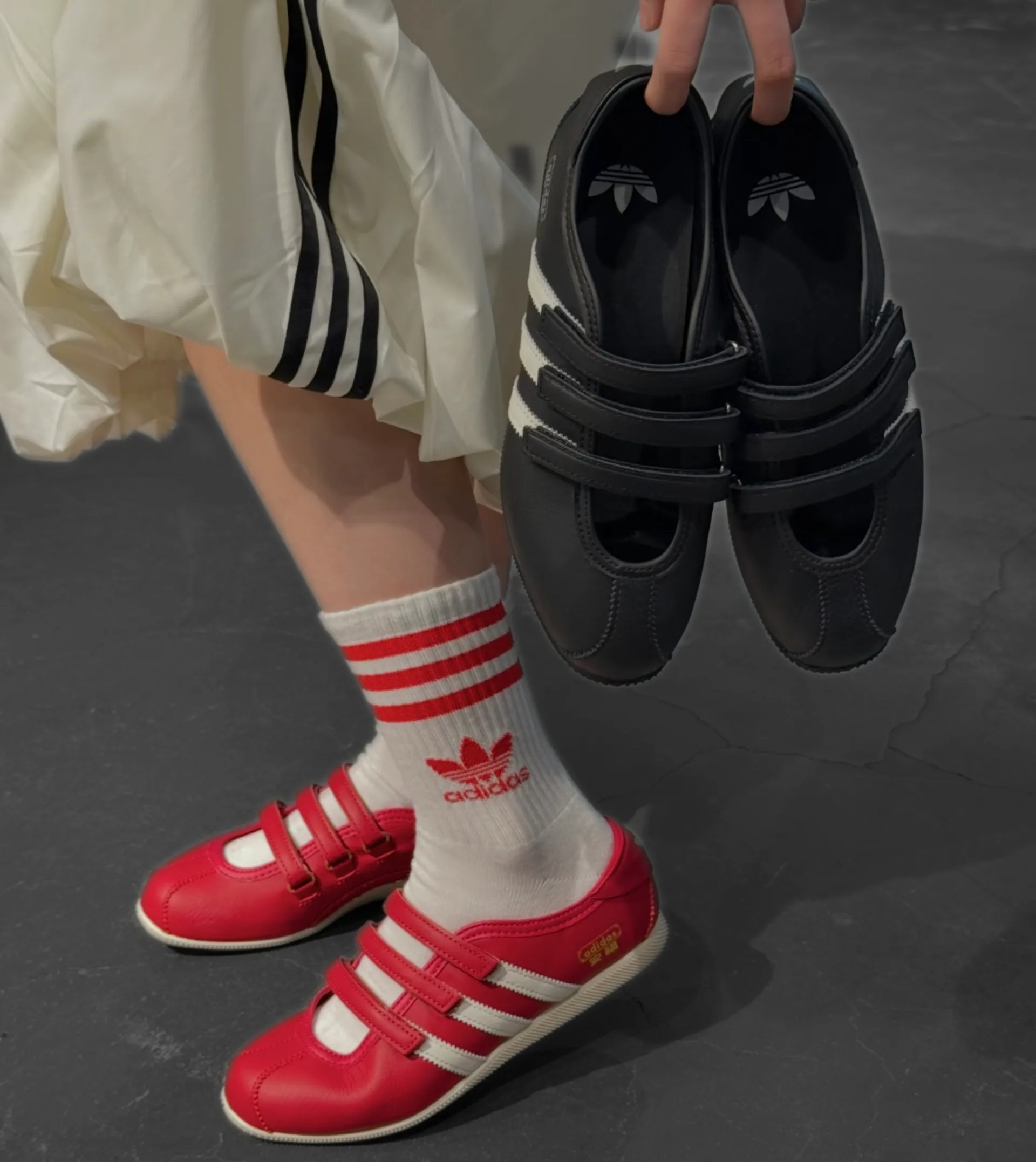 Adidas original Anfu MJ Mary Jane 瑪莉珍 魔鬼氈 休閒復古平底鞋 KH6224 KH7638 KH6225