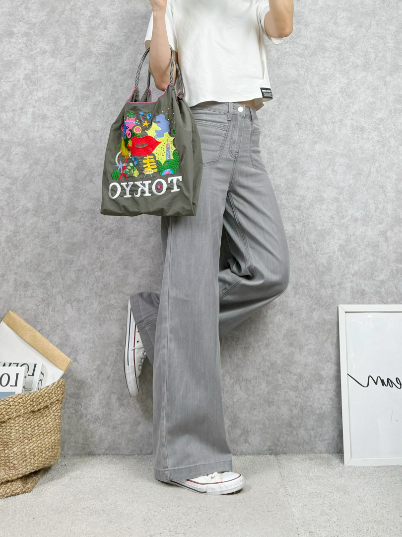 夏天也能穿的牛仔褲！天絲舒適與質感顯瘦寬褲