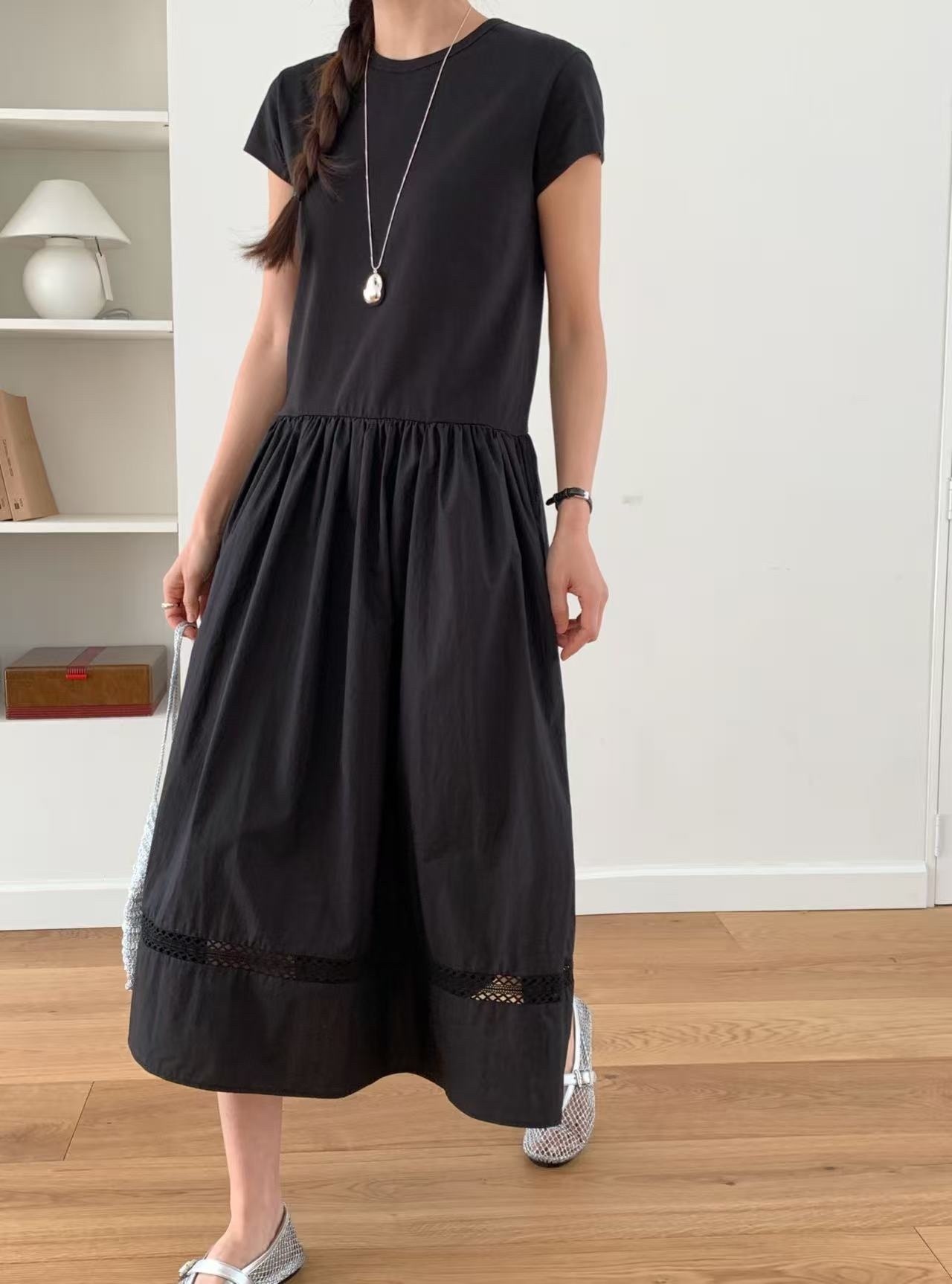 【直播】韓國 LUXE K04058015 女裝修身連身裙   （韓國製造）