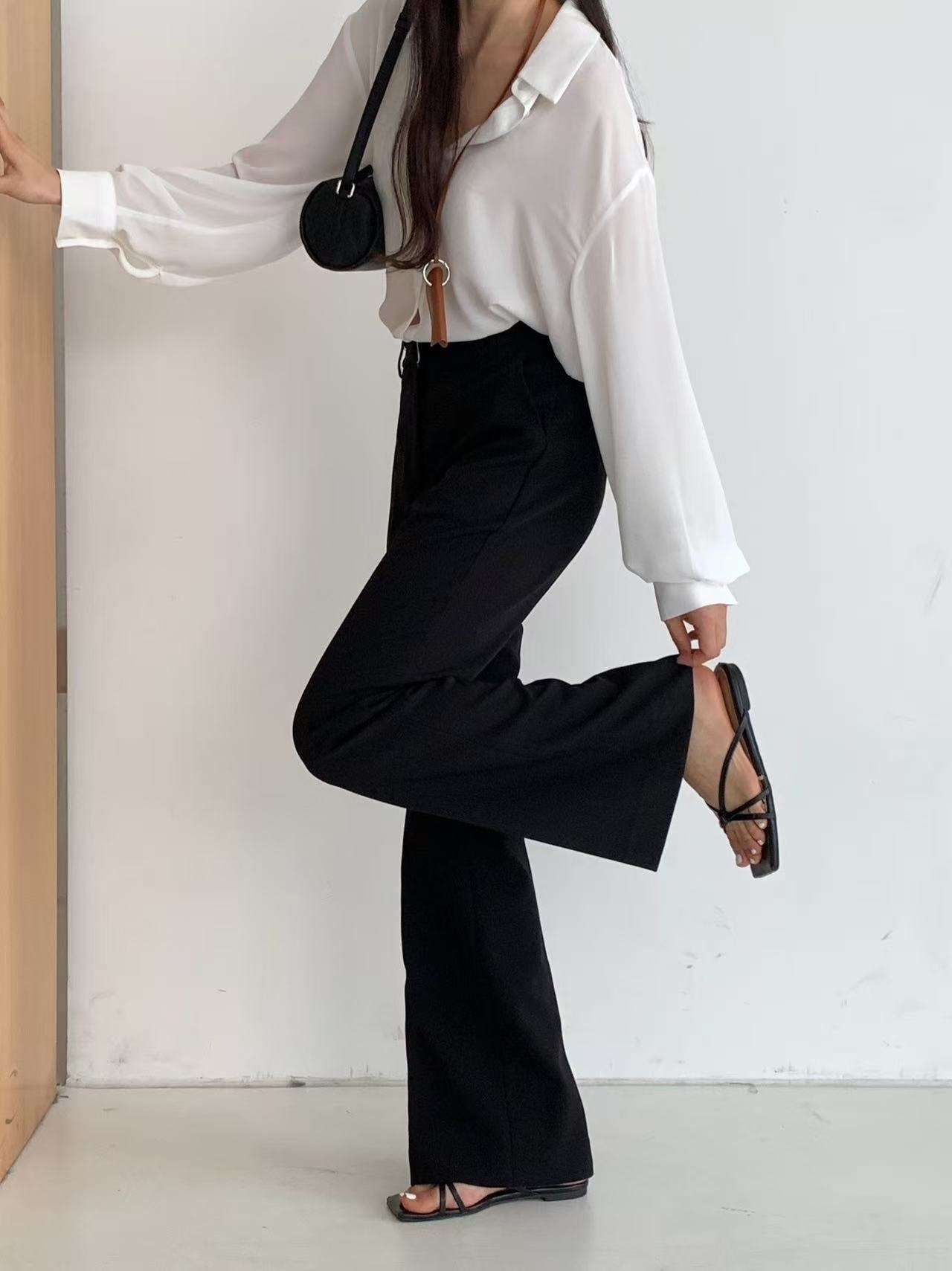 【直播】韓國 LUXE K04058016 女裝修身西褲   （韓國製造）