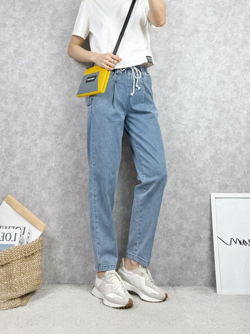 最懂修飾臀腿的牛仔褲！哈倫版型自然遮肉不貼臀腿