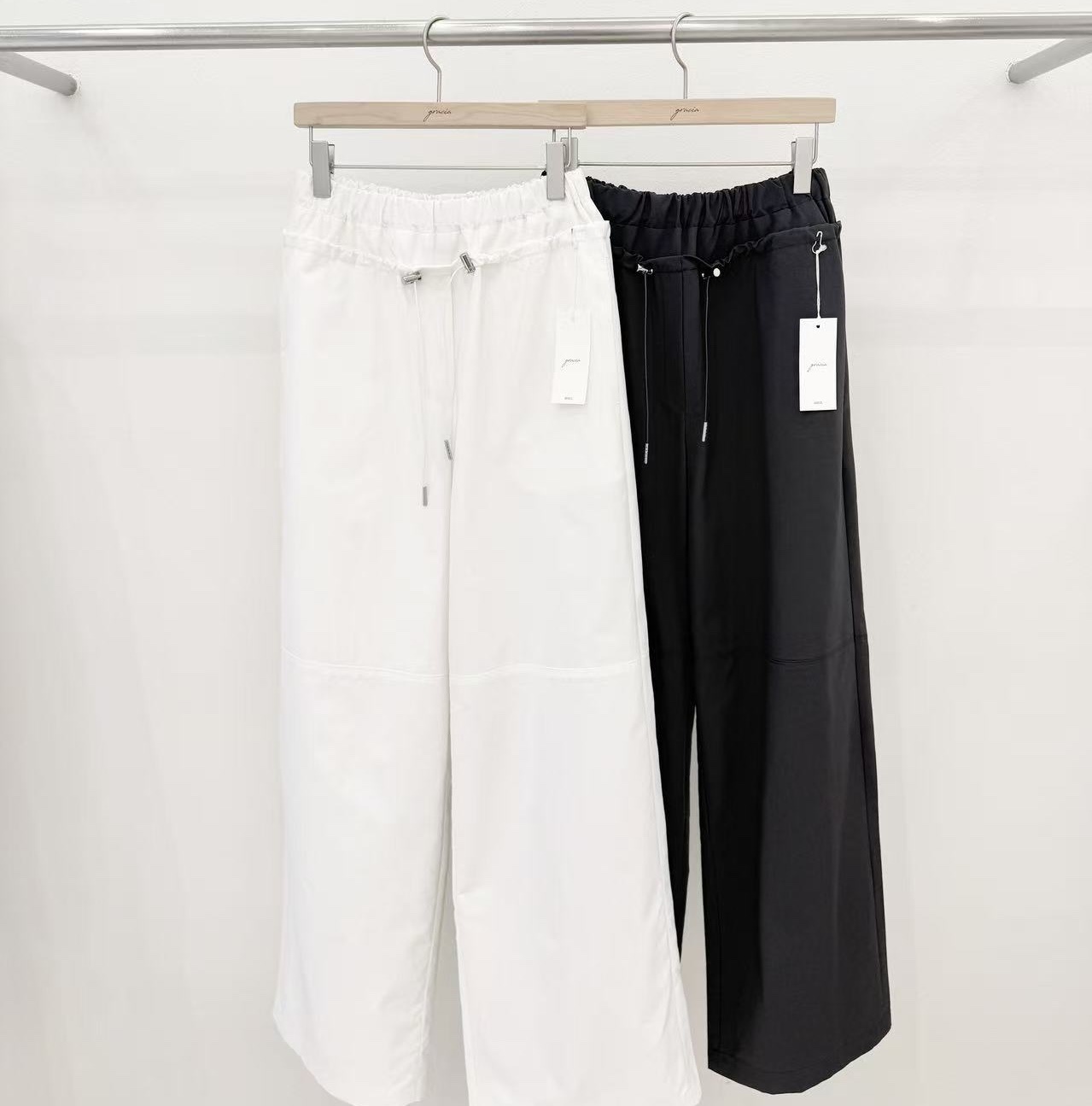 【直播】韓國 LUXE K04058017 女裝橡筋腰長褲   （韓國製造）