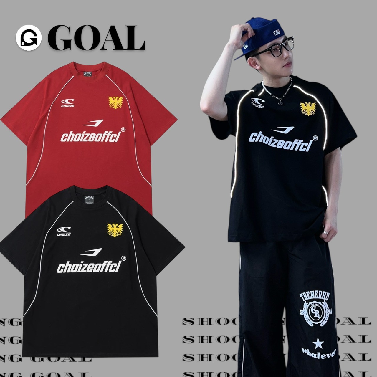 (GOAL) CHOIZE 美式球衣風短tee  CB3563