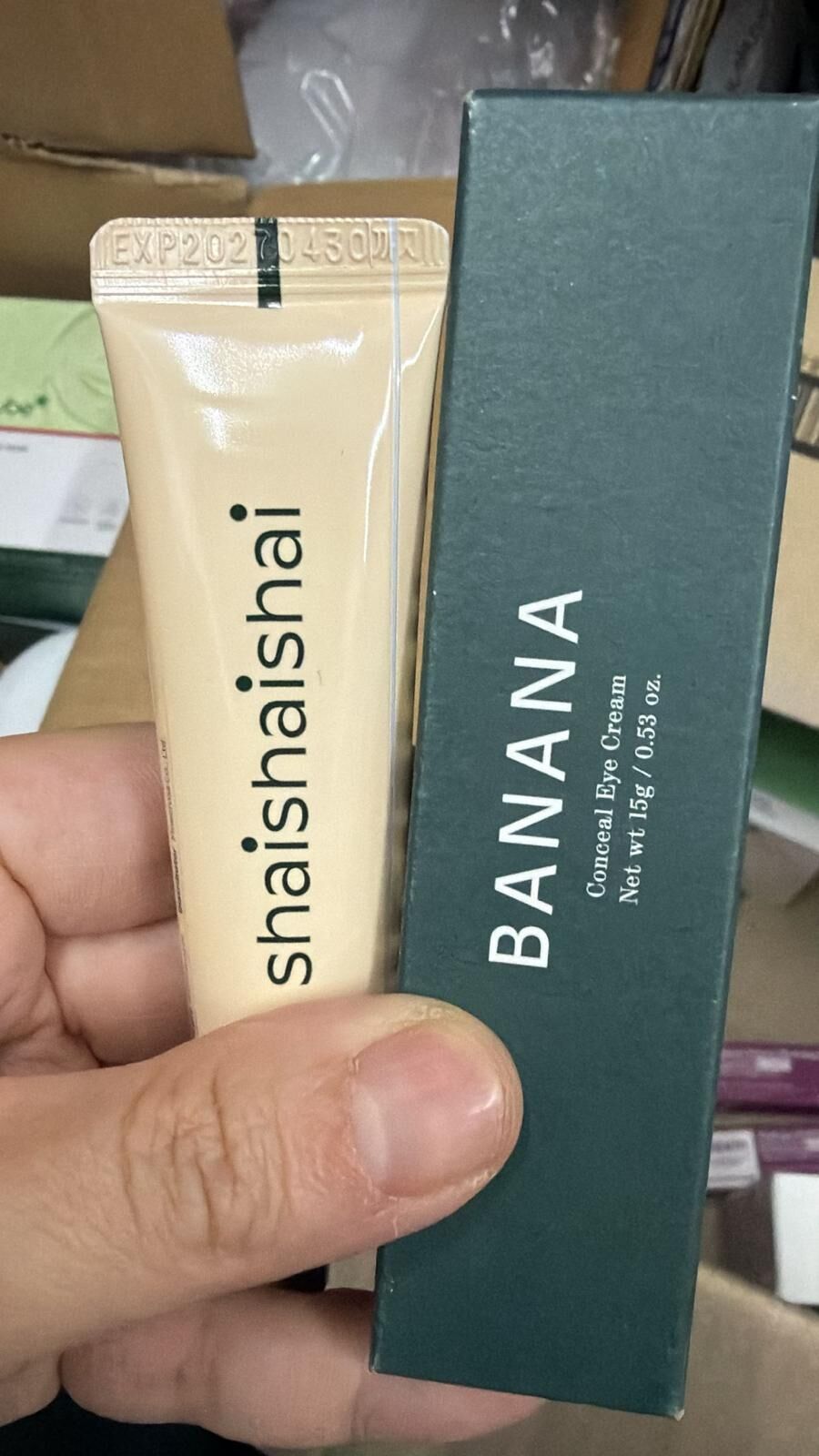 現貨 shaishaishai BANANA 三合一亮眼霜(#920K2)