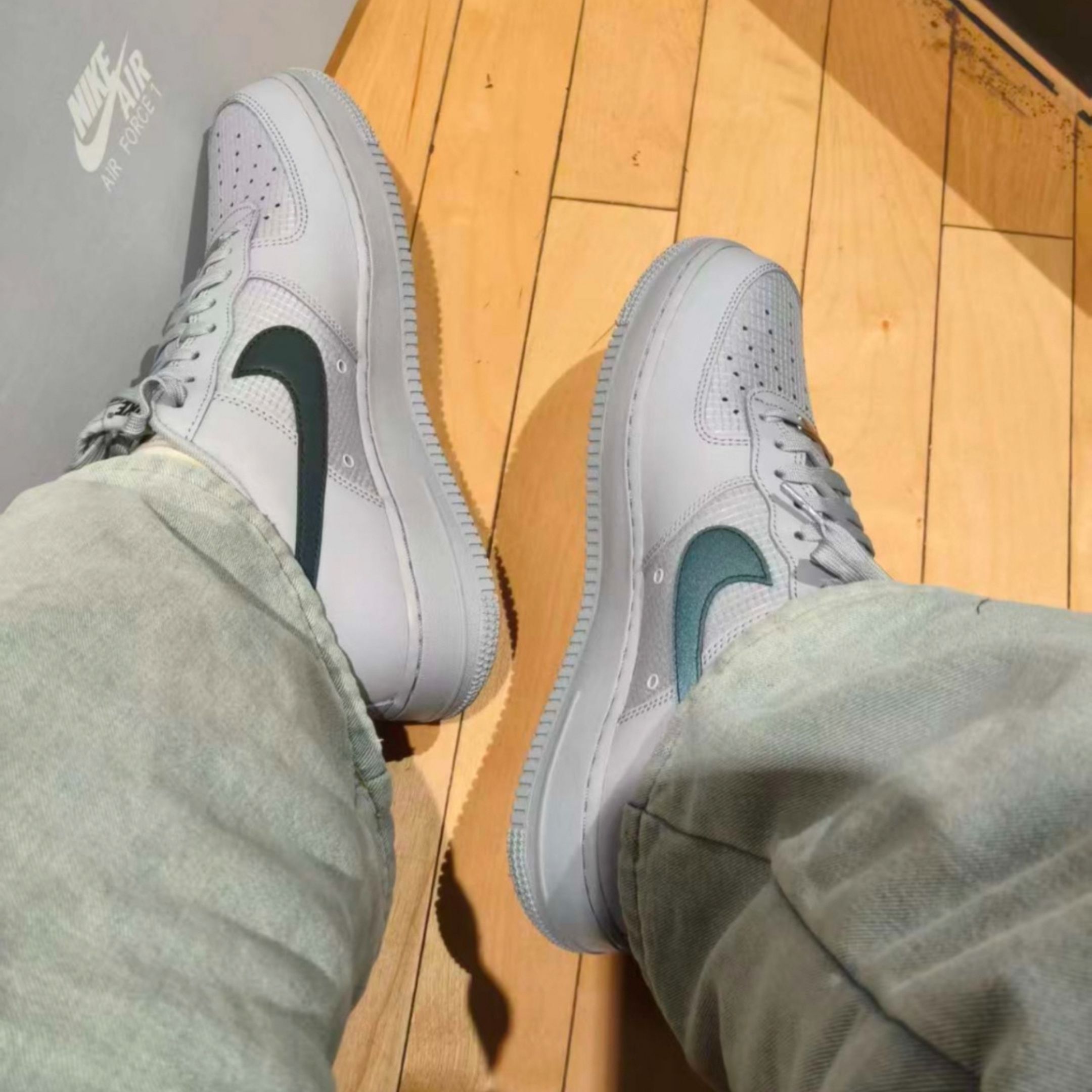 NICEDAY 代購 Nike Air Force 1 ‘07 LV8 白 灰黑 板鞋 IR0952-002