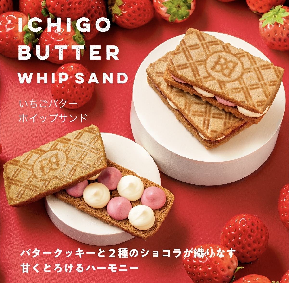 【期間限定】JP Butter State's 士多啤梨奶油夾心餅 4534 TK260405