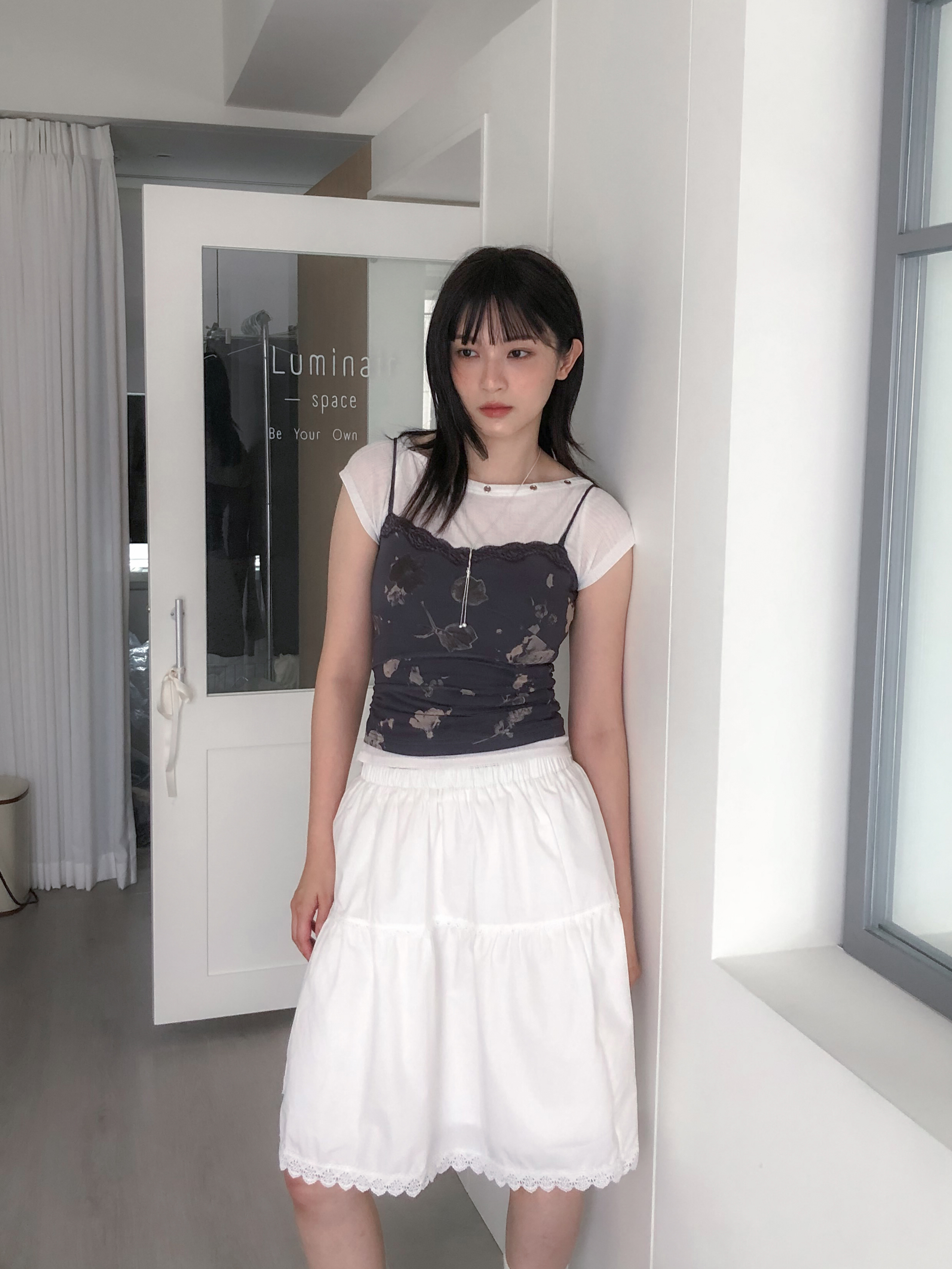 blanc sleeveless top #背心