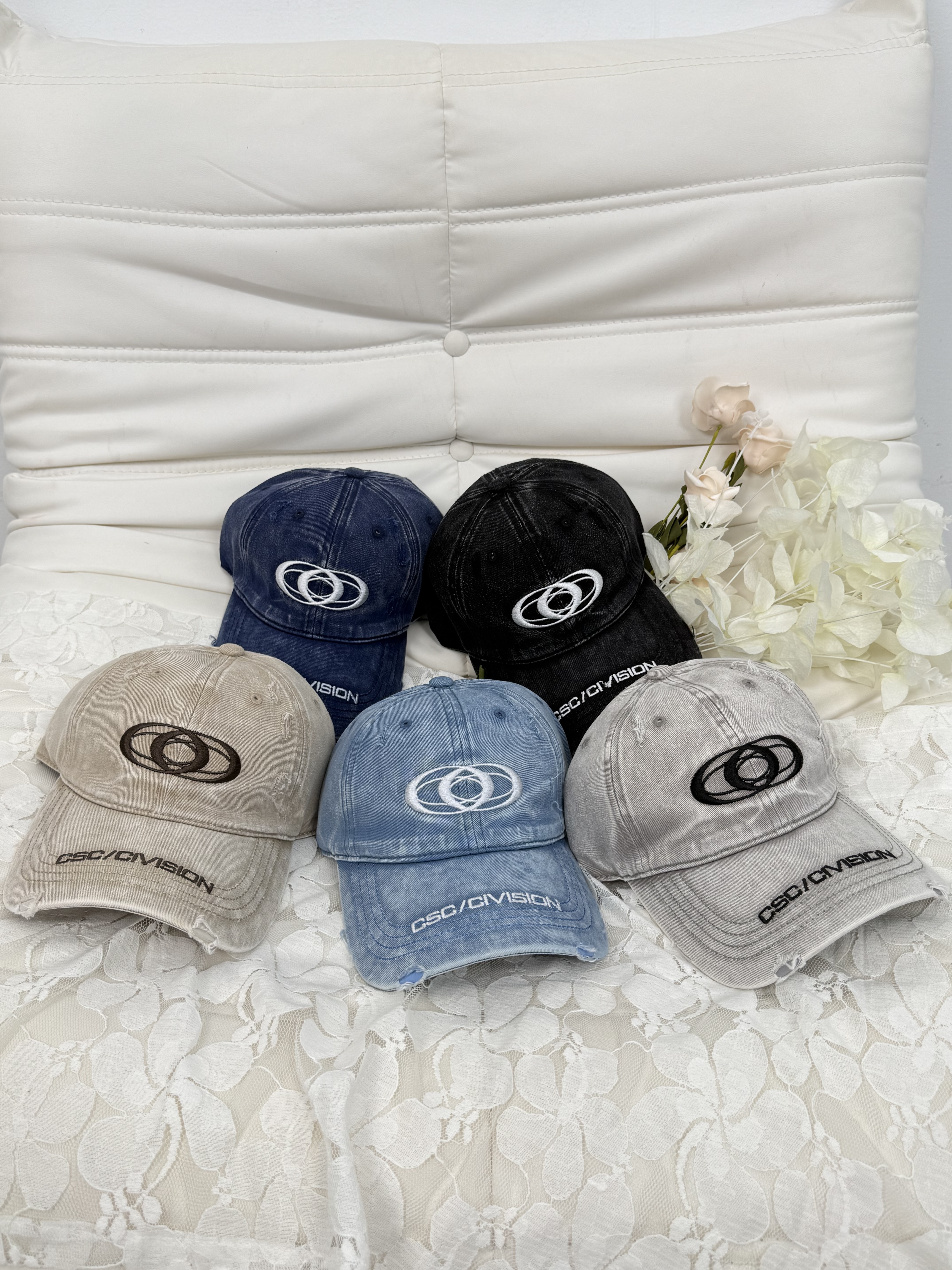 B43水洗做舊感鴨舌帽